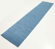
    Handloom fringes - Light blue - 80 x 350 cm
  