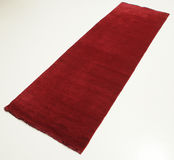 
    Handloom fringes - Dark red - 80 x 250 cm
  