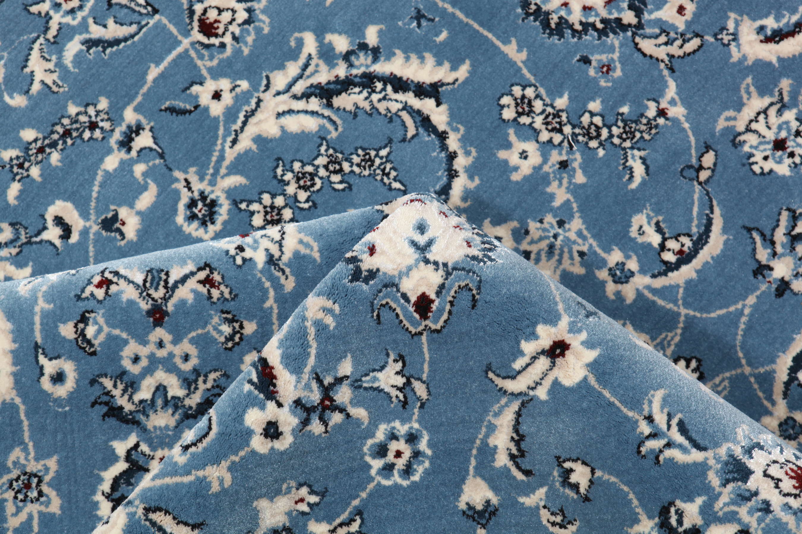 Nain Florentine - Blu Chiaro 120 x 180 cm Tappeto - Rugvista