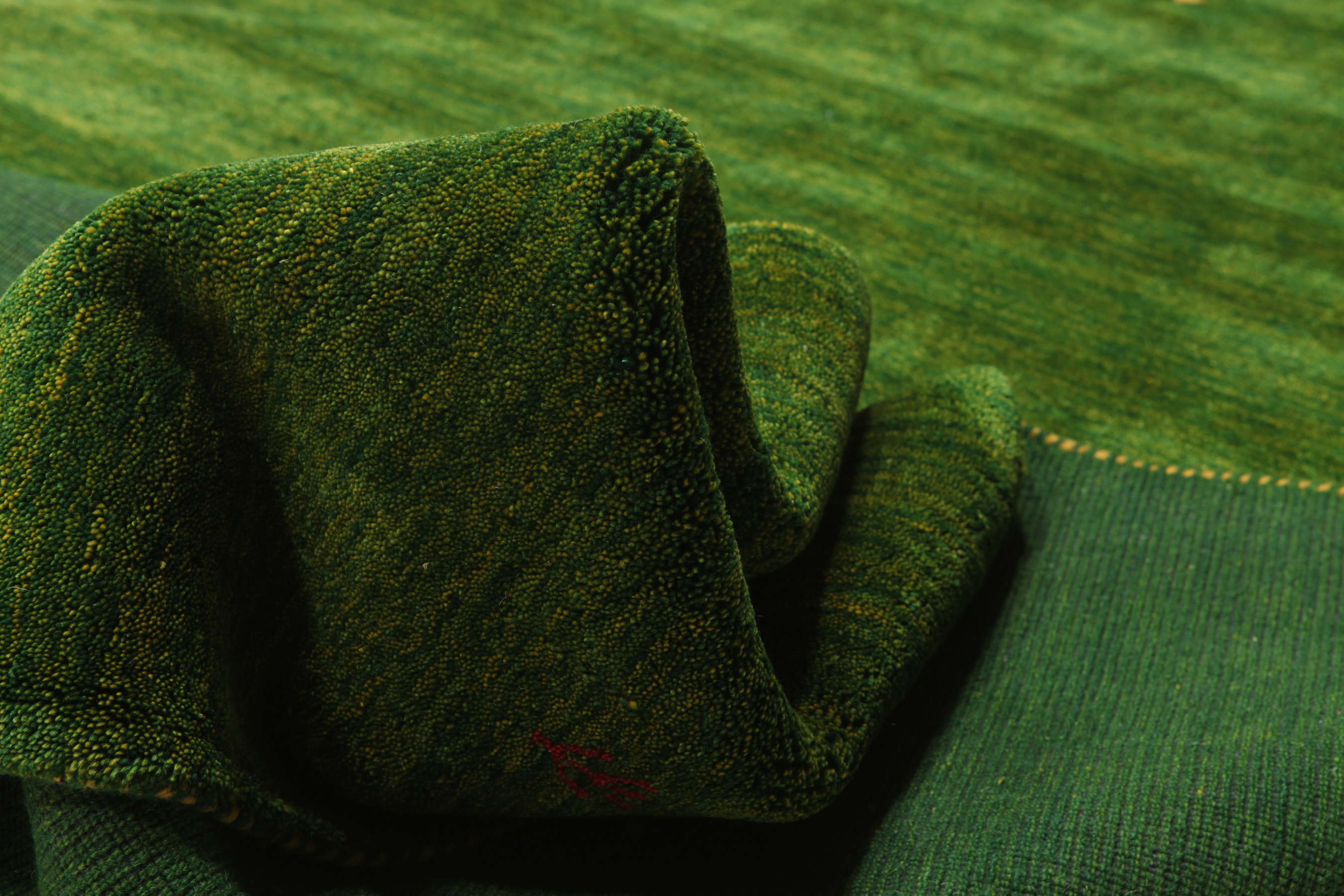 
    Gabbeh loom Two Lines - Green - 190 x 290 cm
  
