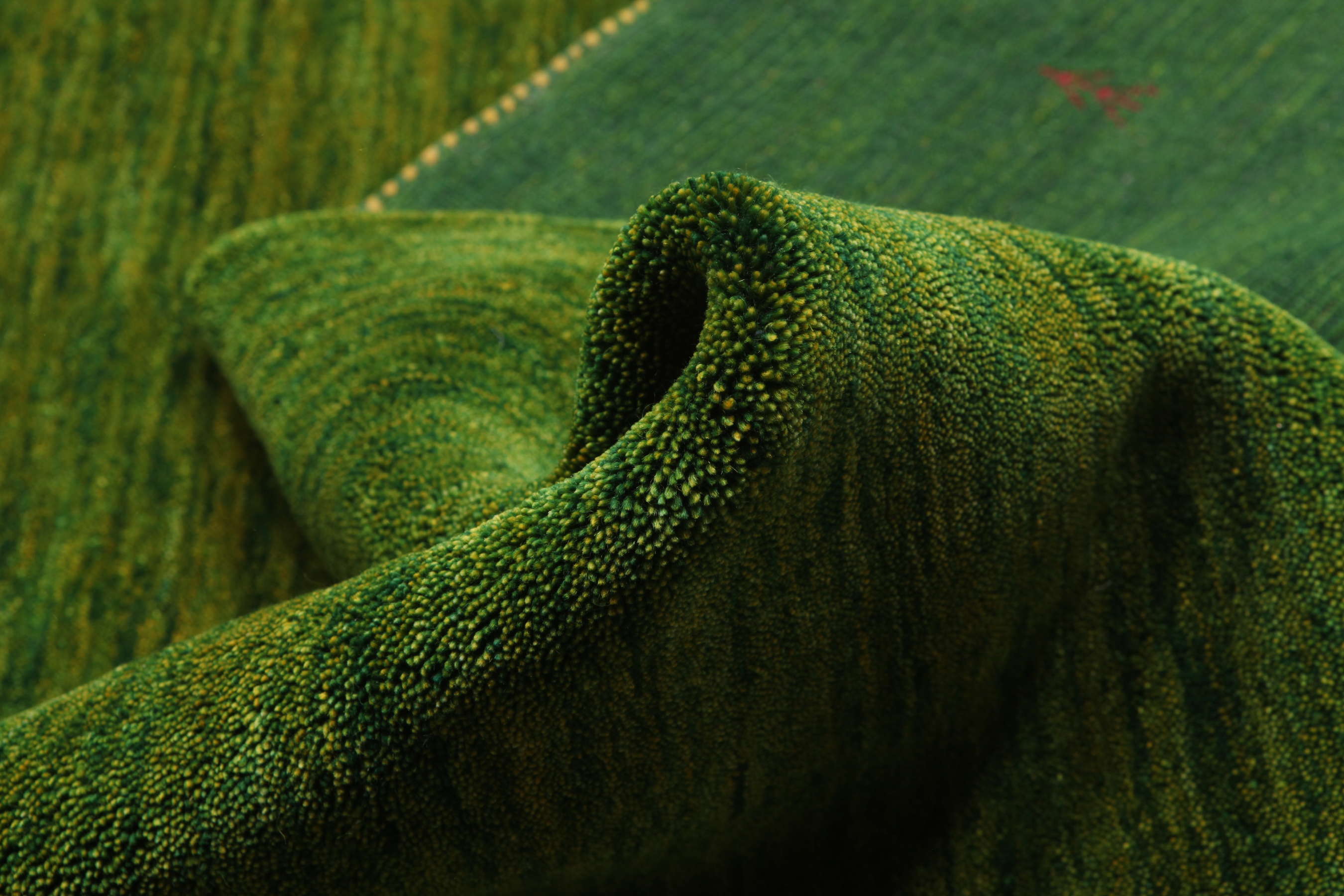 
    Gabbeh loom Two Lines - Green - 200 x 200 cm
  