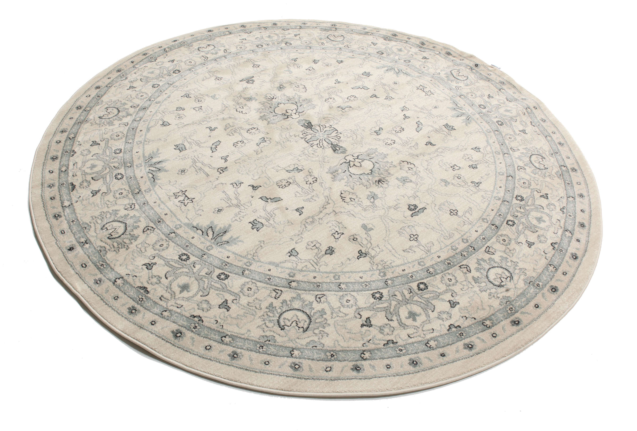 Ziegler Michigan Beige / Green, Round Ø 225 cm Rug Rugvista