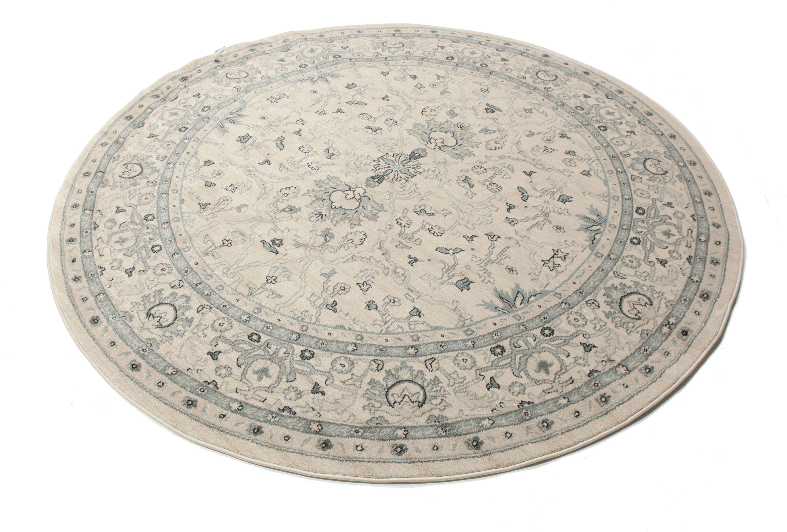 Ziegler Michigan Beige / Green, Round Ø 225 cm Rug Rugvista
