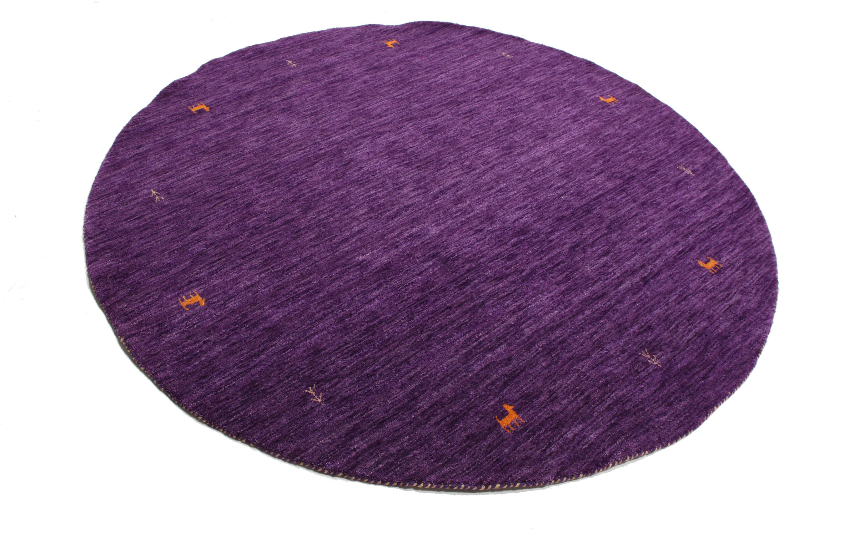 
    Gabbeh loom Two Lines - Purple - Ø 200 cm
  