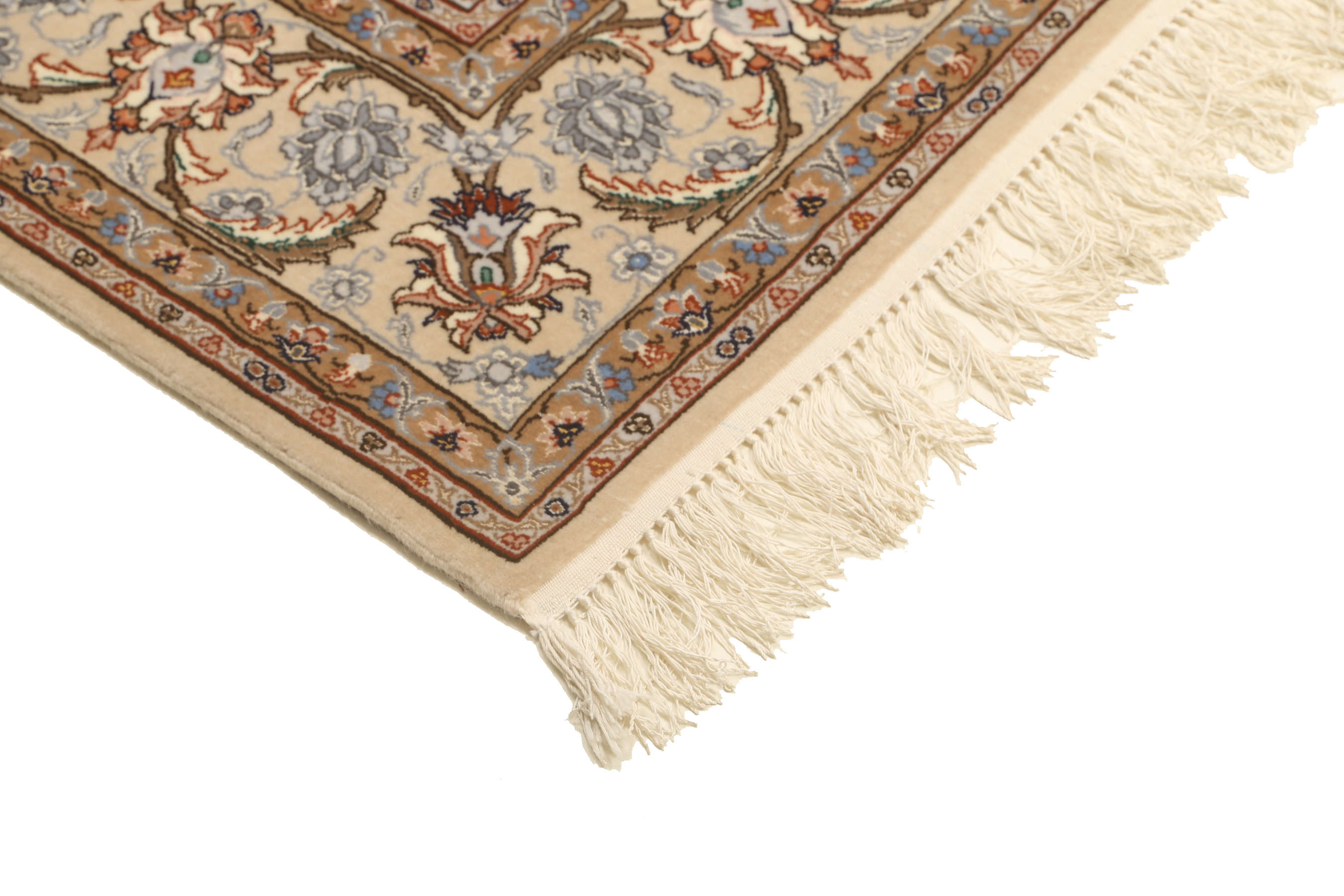 
    Isfahan silk warp Mazaheri - Beige - 130 x 200 cm
  
