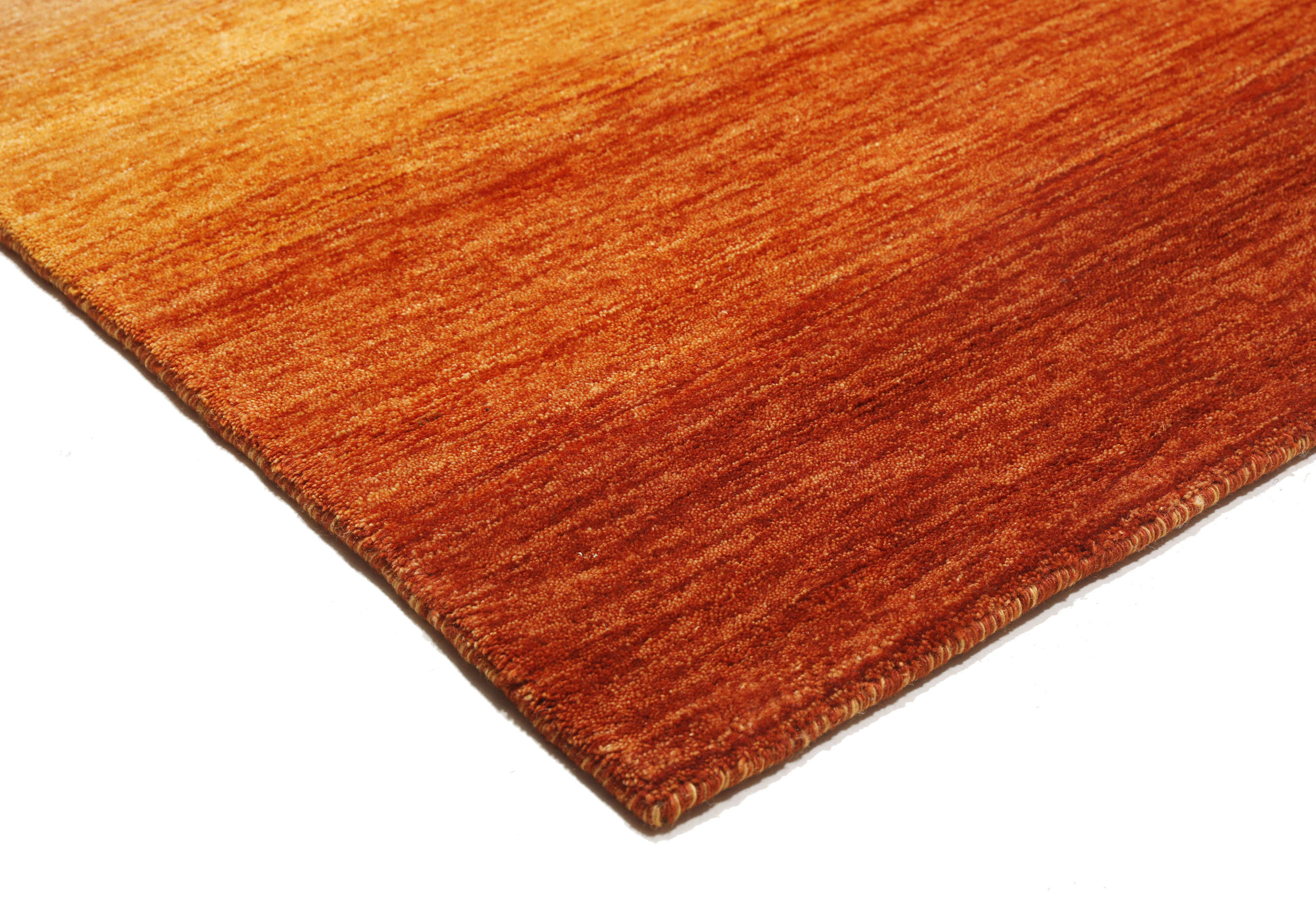 Tapis Gabbeh Rainbow - 230x160 Cm, Laine Douce, Tissé Main - Salon, Salle à Manger, Chambre - Rouge Vif, Certifié OEKO-TEX