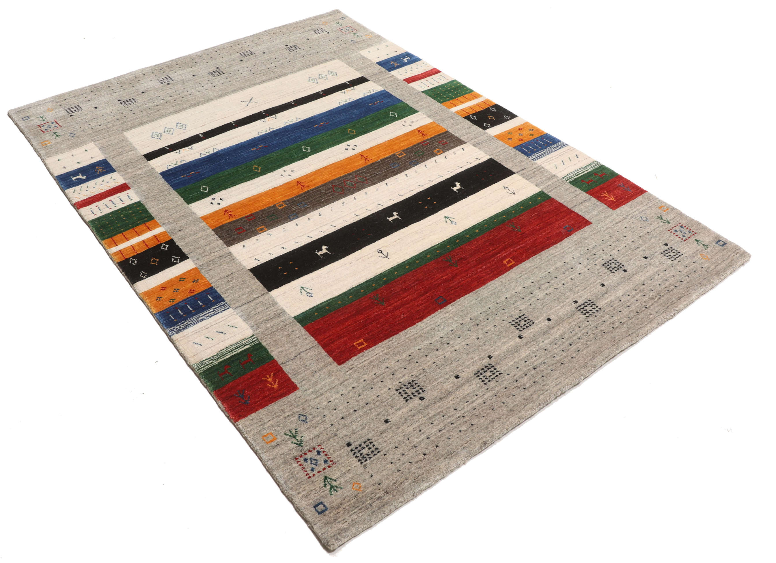 
    Loribaf Loom Designer - Grey / Multicolor - 140 x 200 cm
  