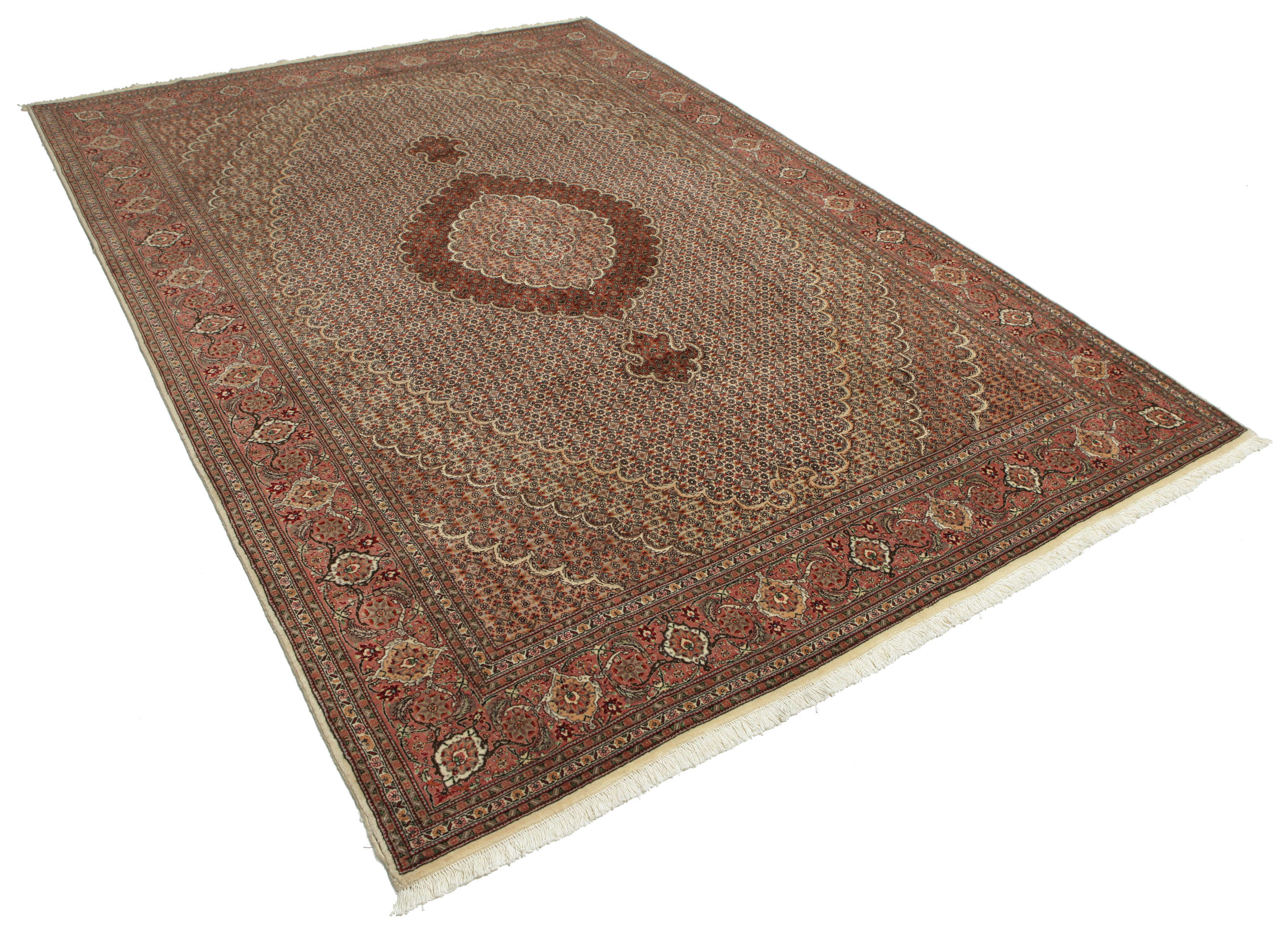 
    Tabriz 50 Raj with silk - Brown - 205 x 299 cm
  
