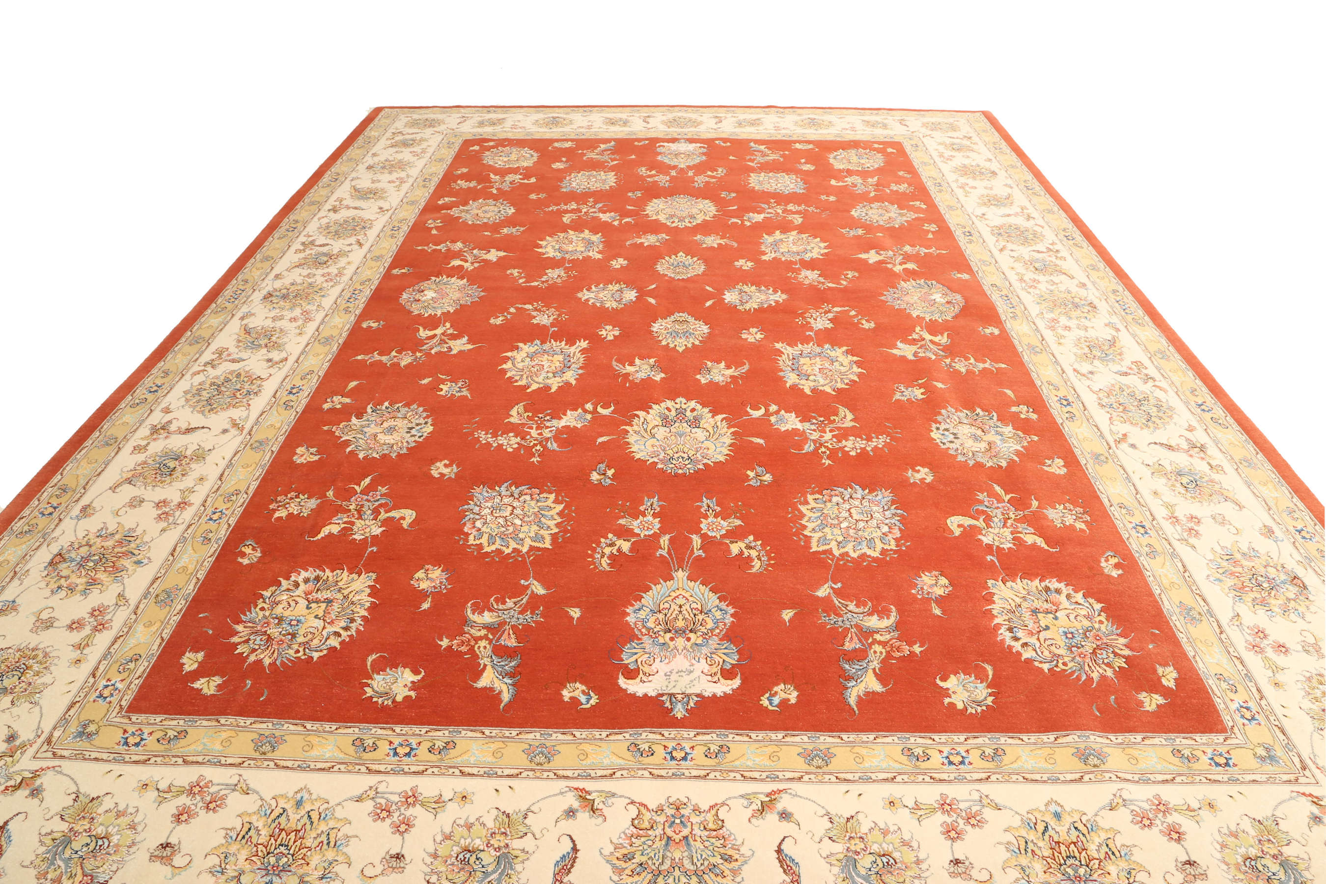
    Tabriz 50 Raj with silk - Beige - 296 x 403 cm
  