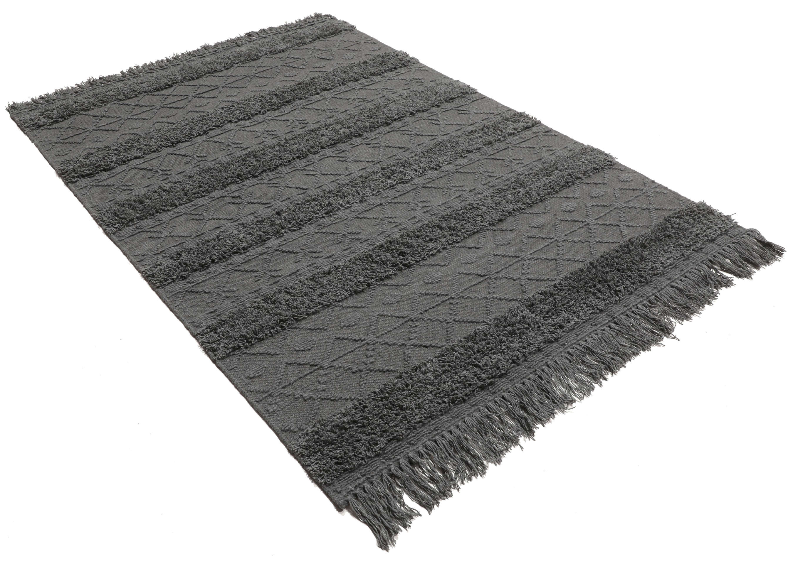 
    Kilim Berber Ibiza - Dark grey - 160 x 230 cm
  