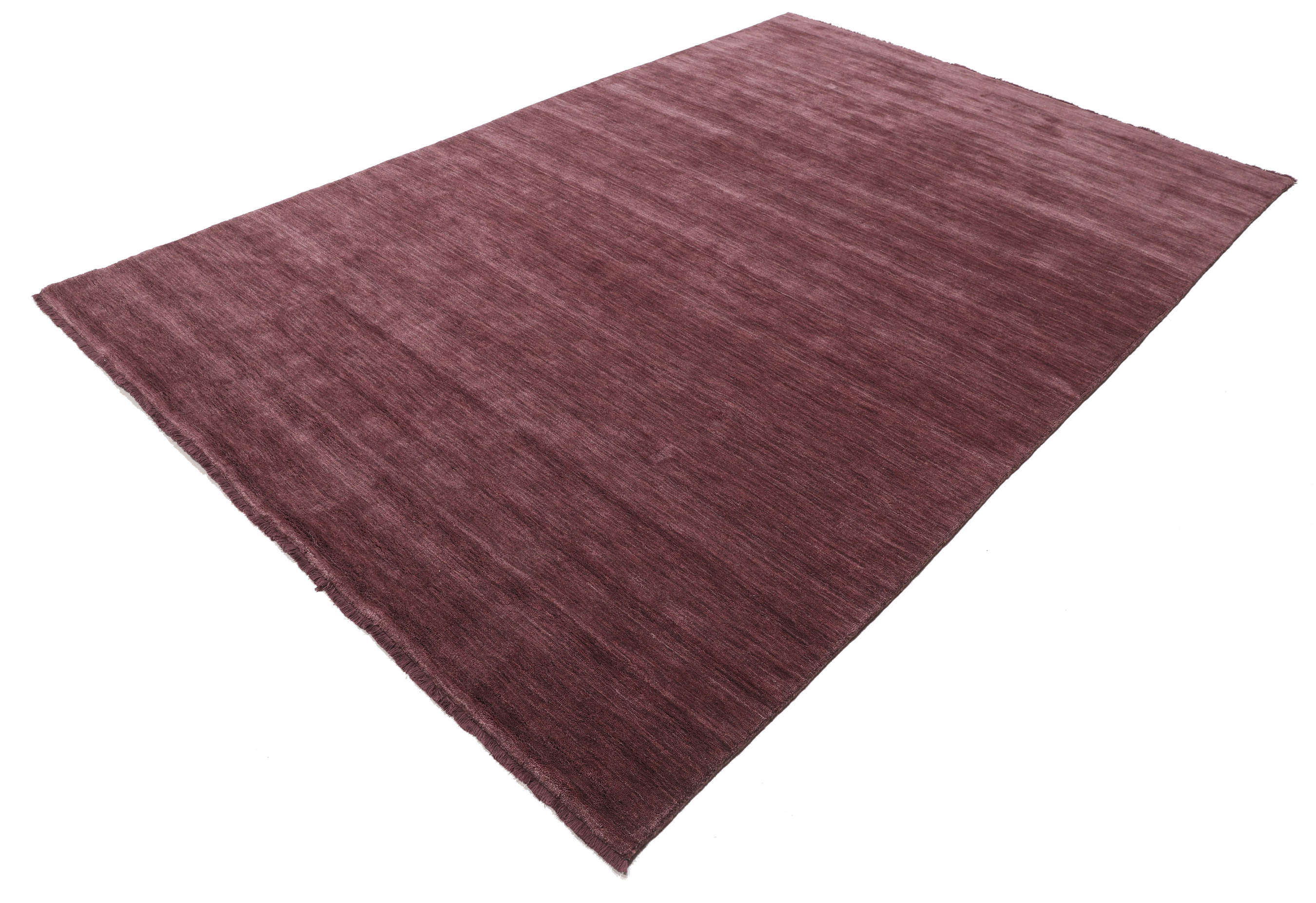 
    Handloom fringes - Dark purple - 200 x 300 cm
  