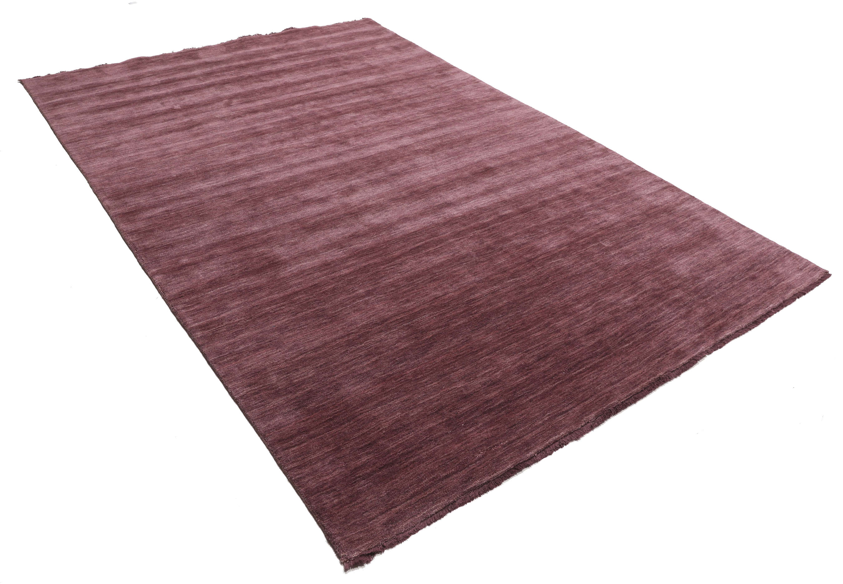 
    Handloom fringes - Dark purple - 200 x 300 cm
  