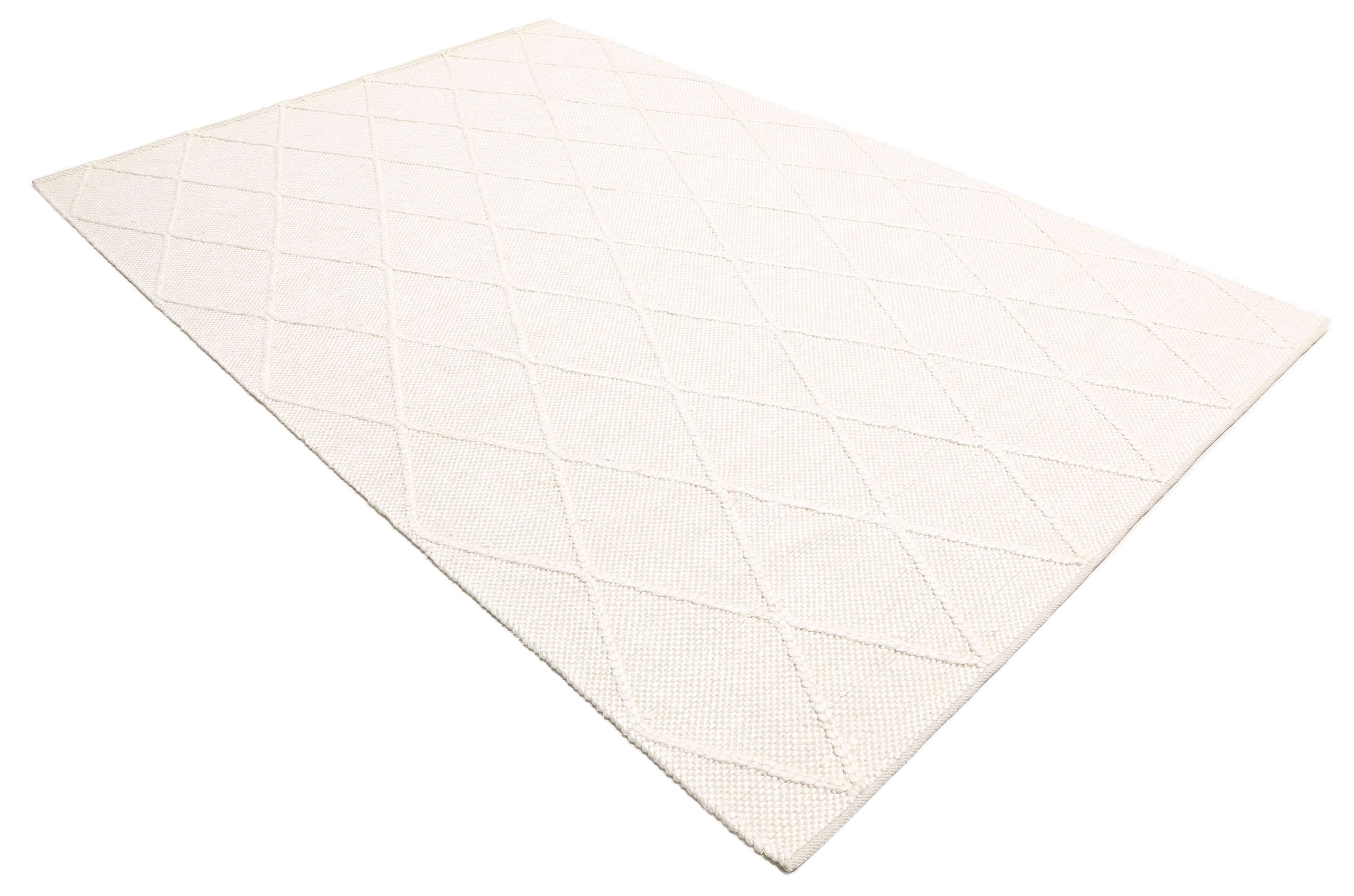 Svea Blanc Ivoire 200 X 300 Cm Tapis De Laine Rugvista