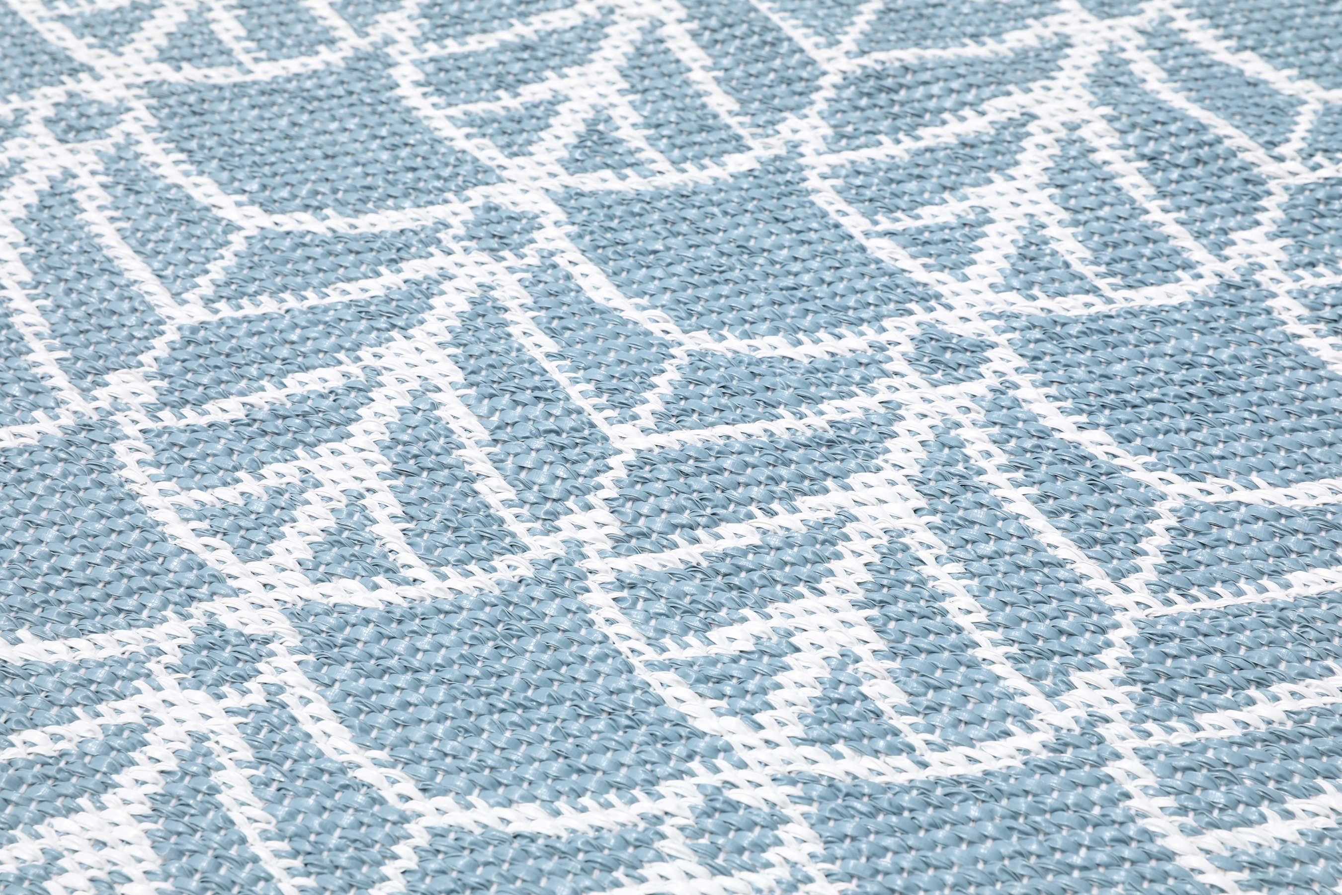 Arch - Blue, Runner 70 x 200 cm Plastic Rug - Rugvista