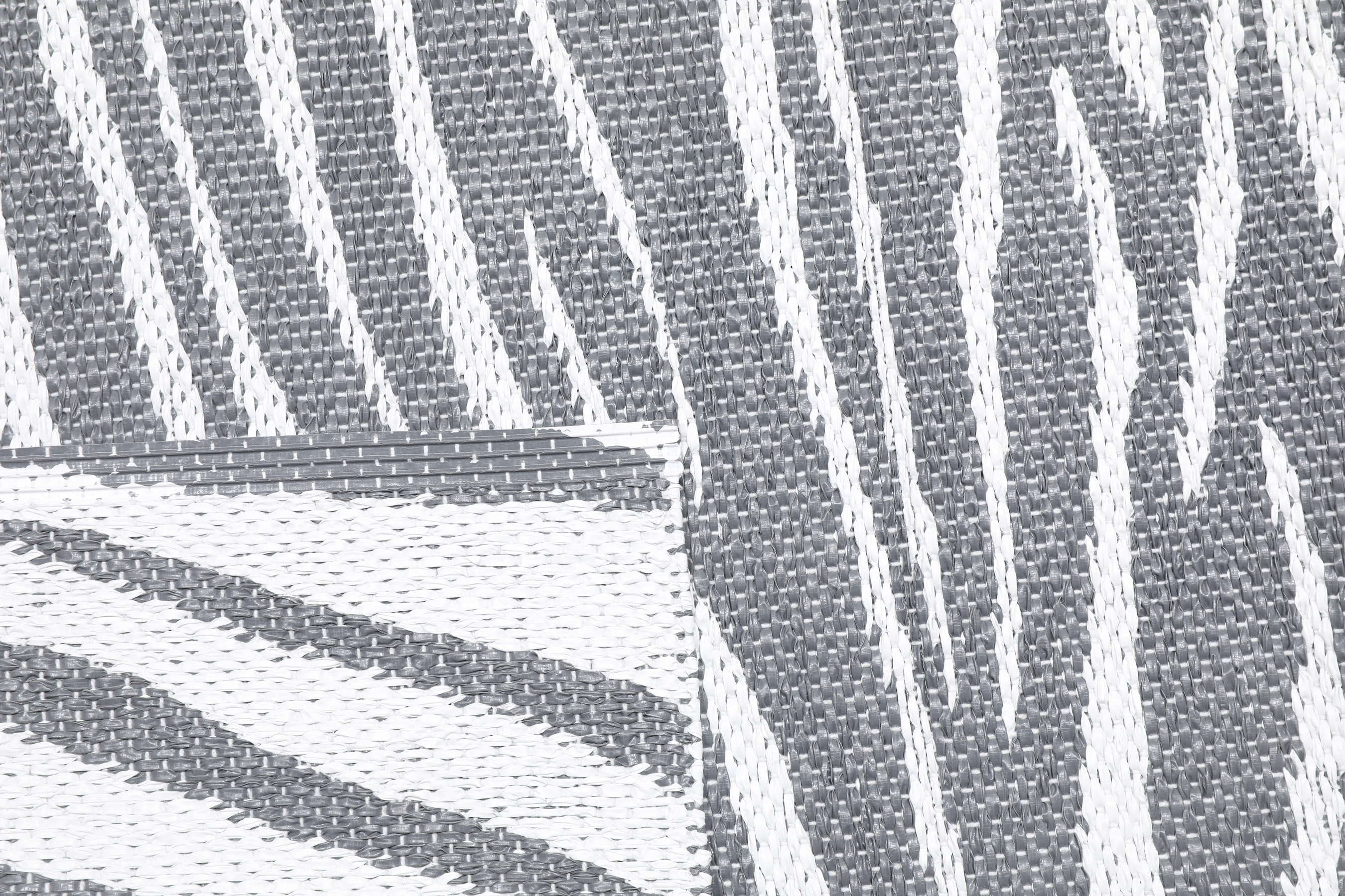 Zebra Grey, Runner 70 x 280 cm Plastic Rug Rugvista