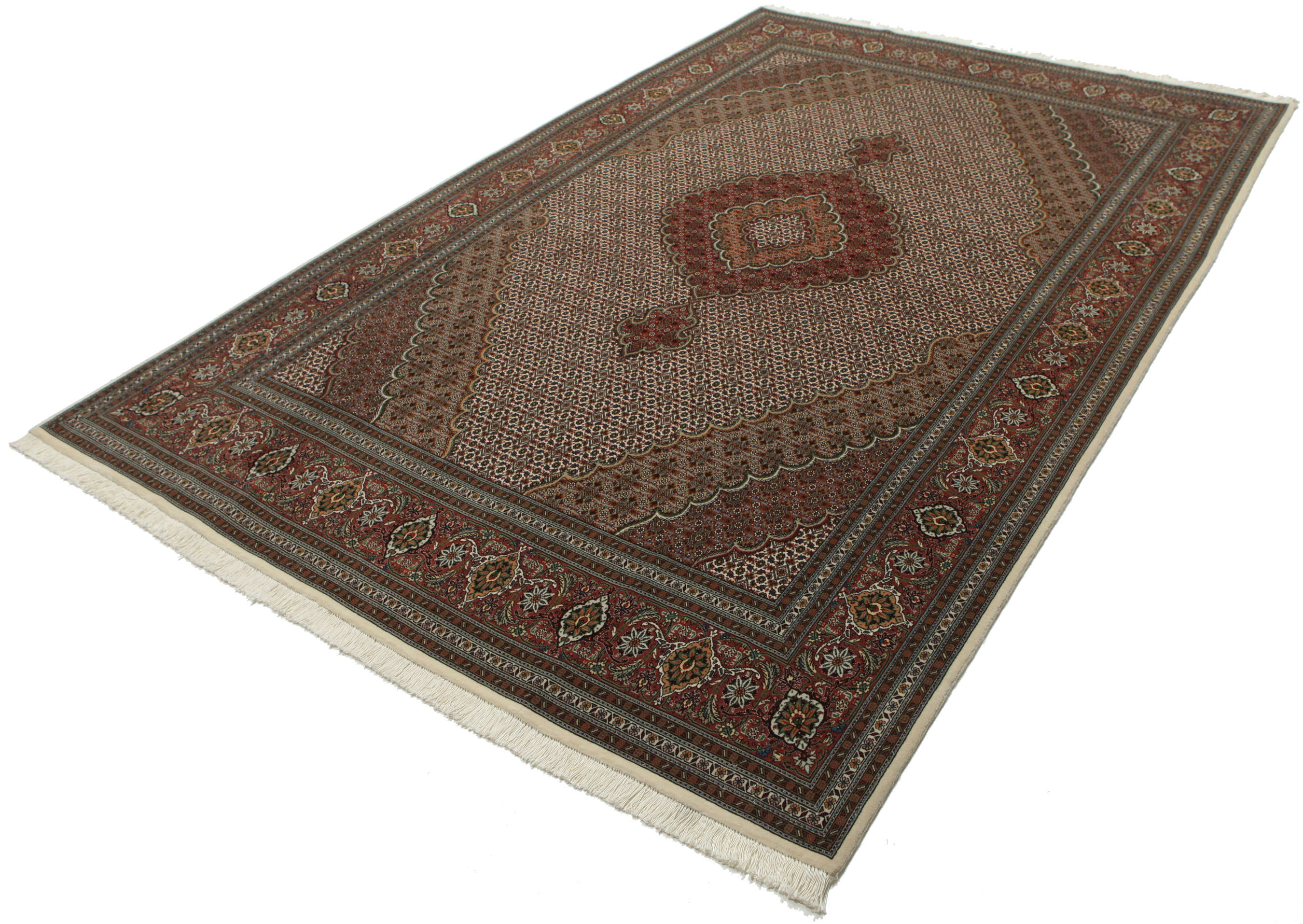 
    Tabriz 50 Raj with silk - Brown - 205 x 315 cm
  