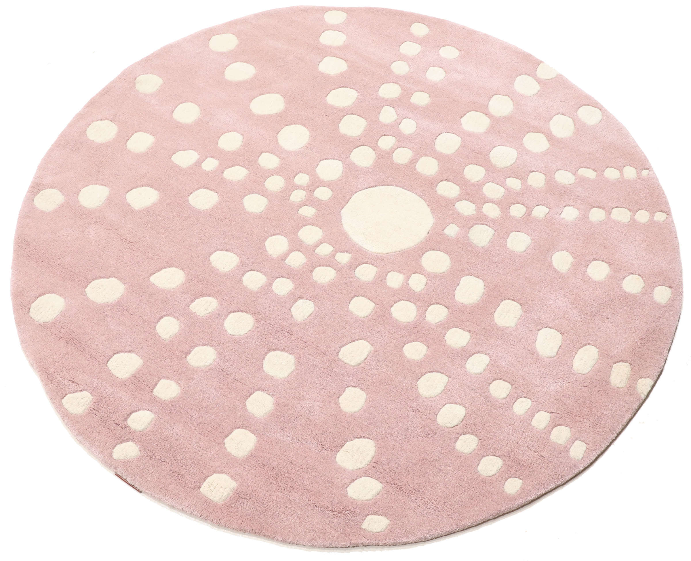 
    Sjöborre handtufted - Pink - Ø 150 cm
  