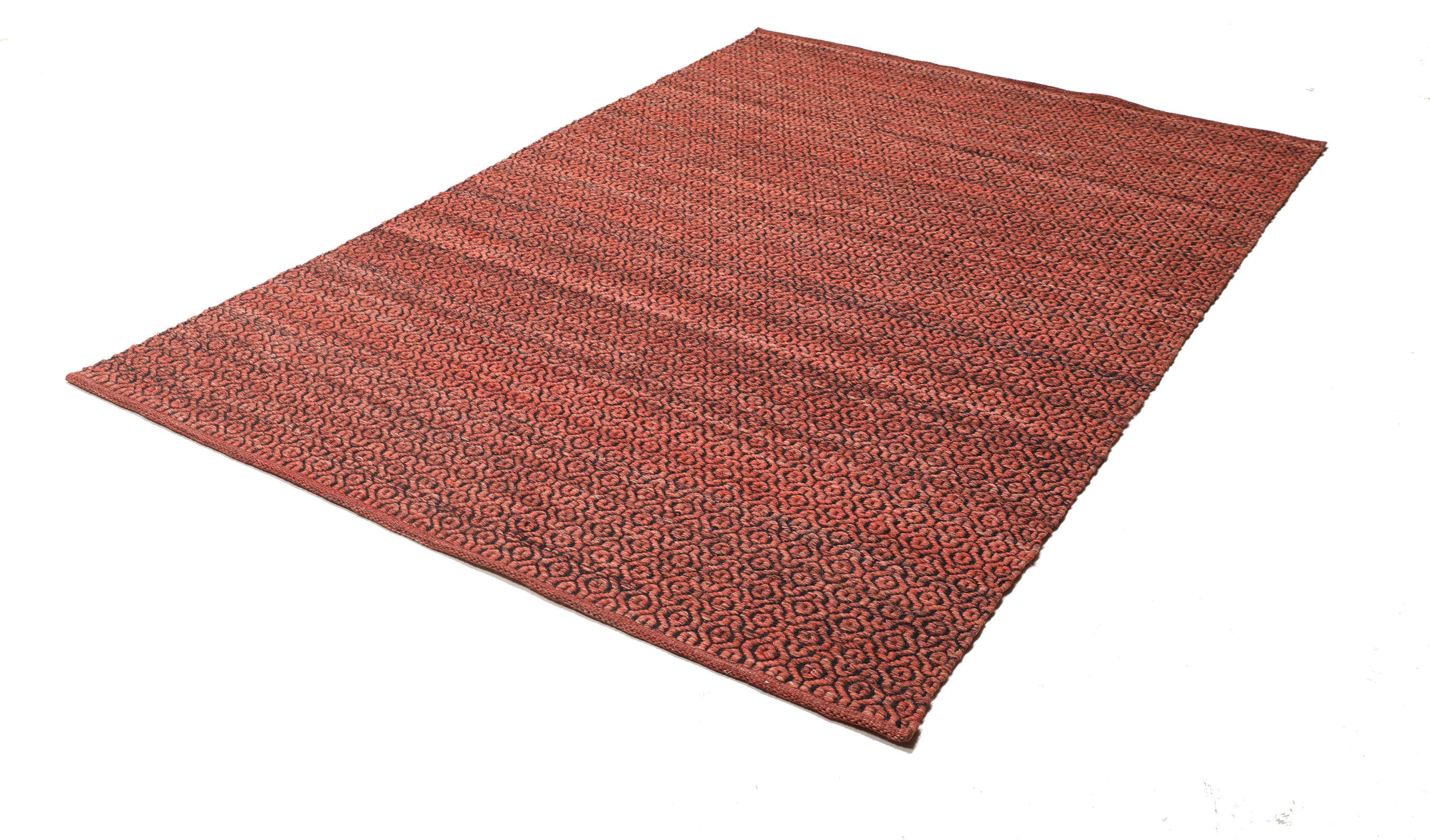 
    Alva - Rust red / Black - 160 x 230 cm
  