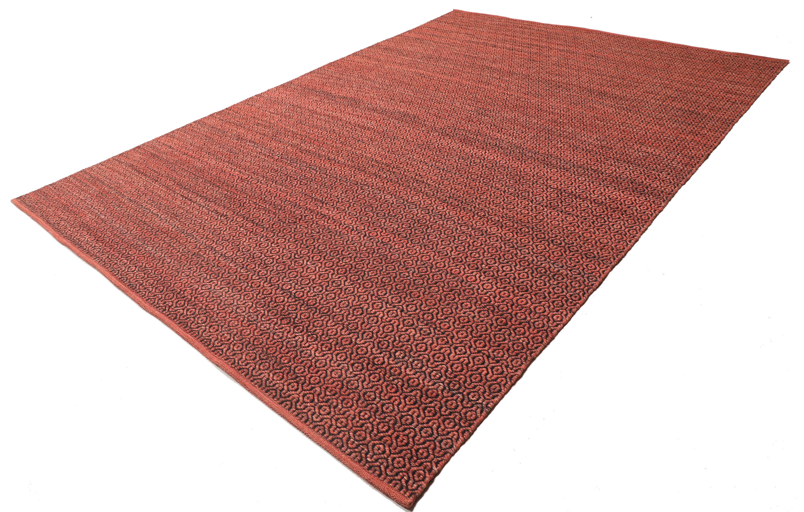 
    Alva - Rust red / Black - 250 x 350 cm
  