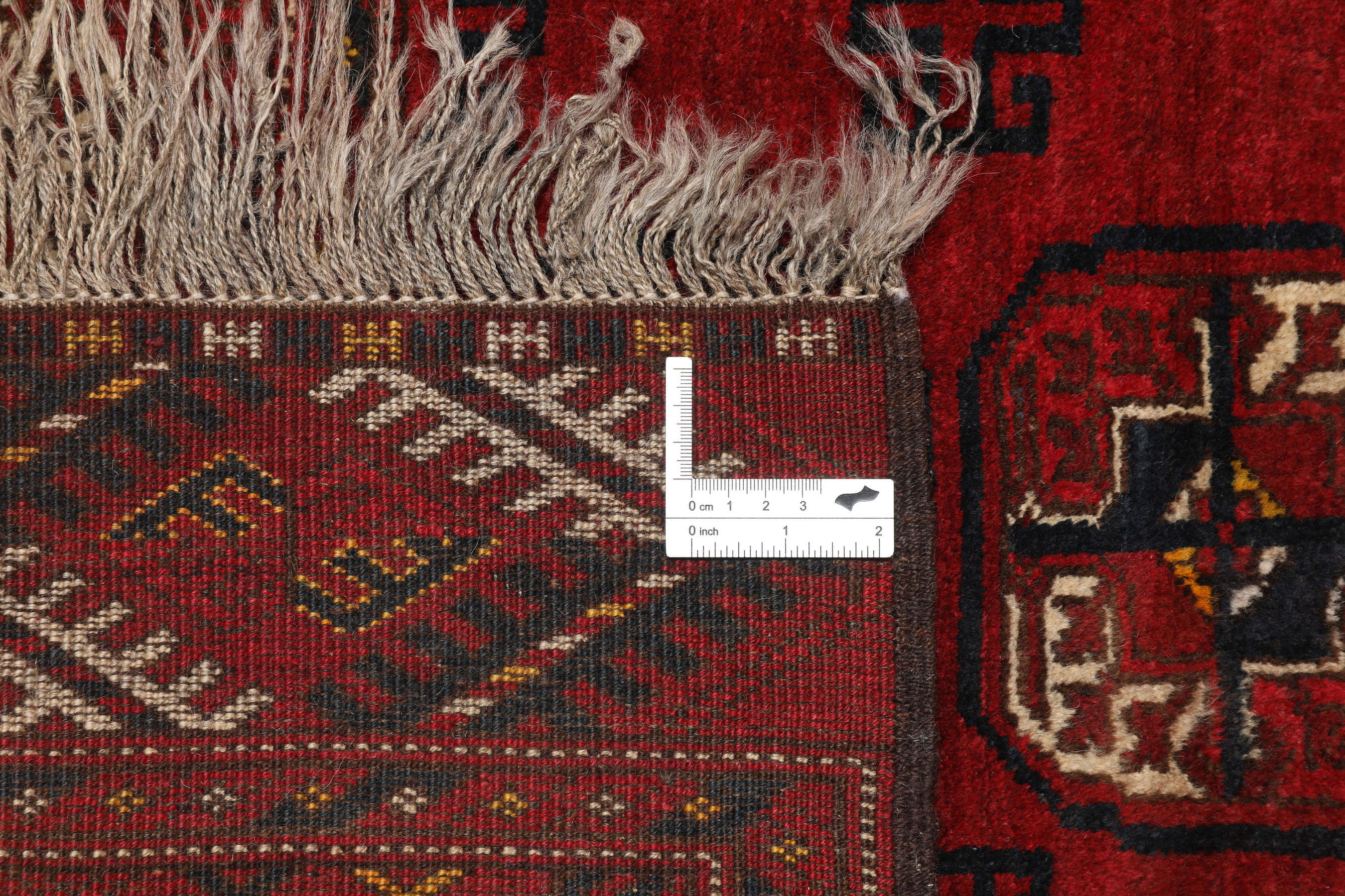 
    Afghan Khal Mohammadi - Dark red - 115 x 209 cm
  