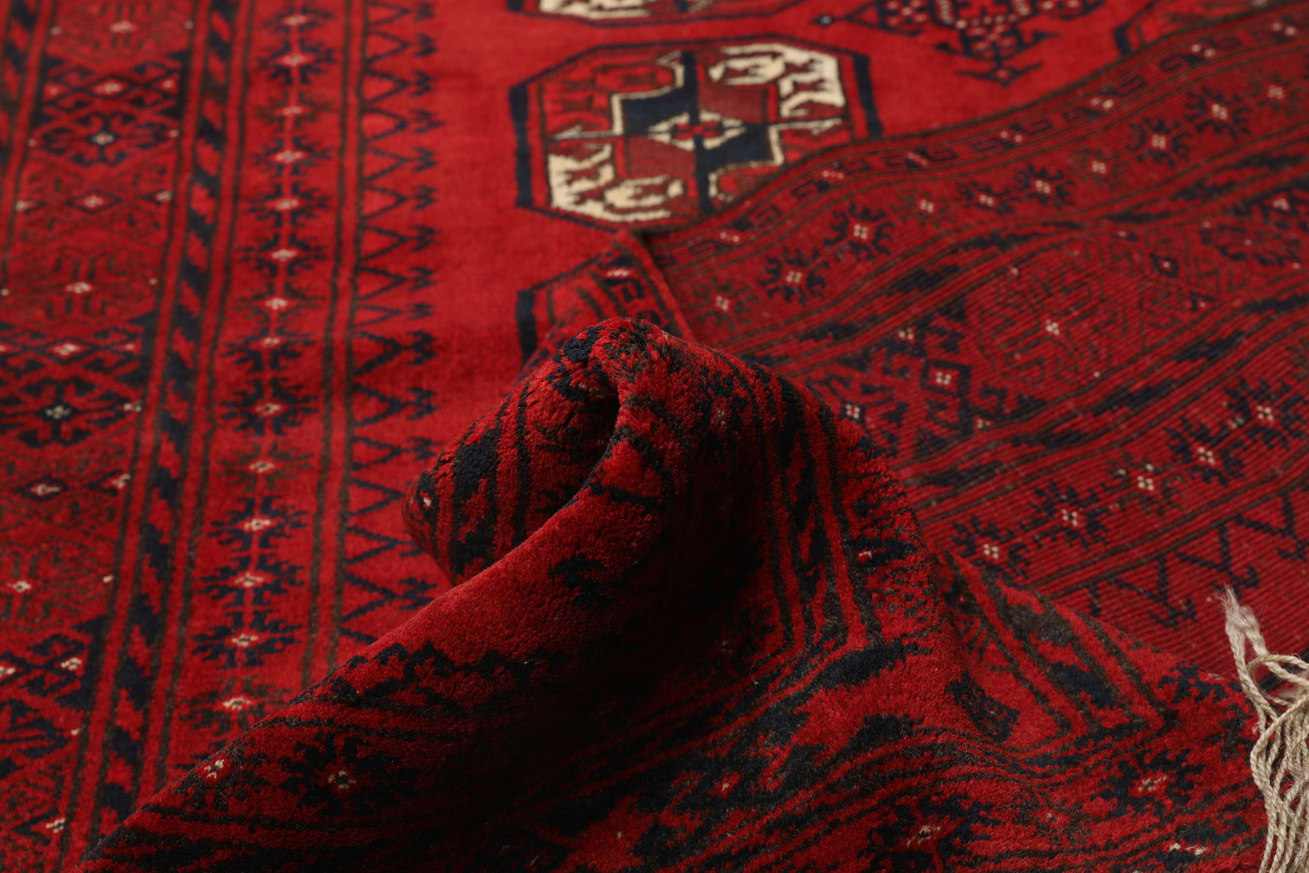 
    Afghan Khal Mohammadi - Dark red - 121 x 207 cm
  