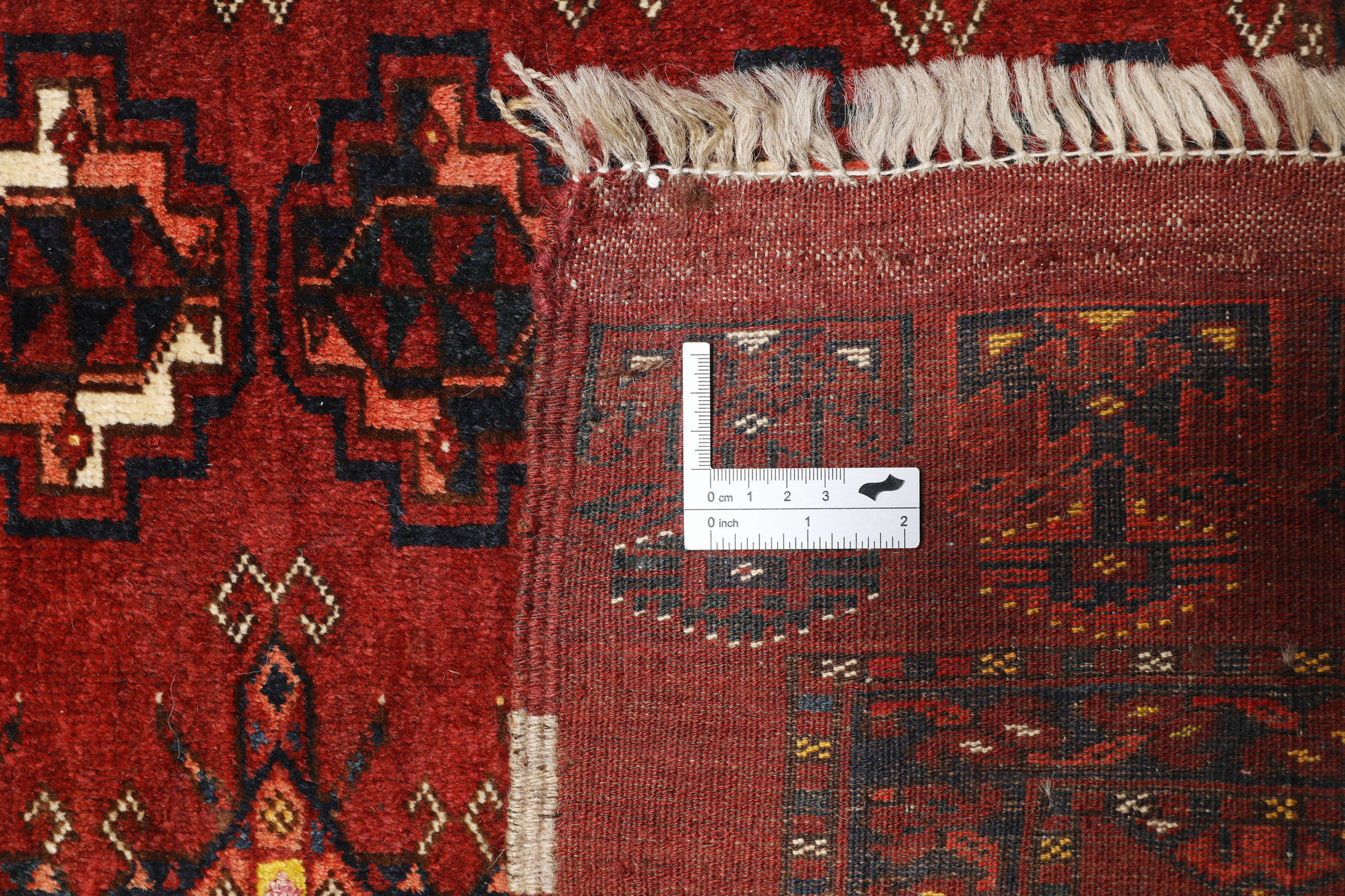 
    Afghan Khal Mohammadi - Dark red - 92 x 189 cm
  