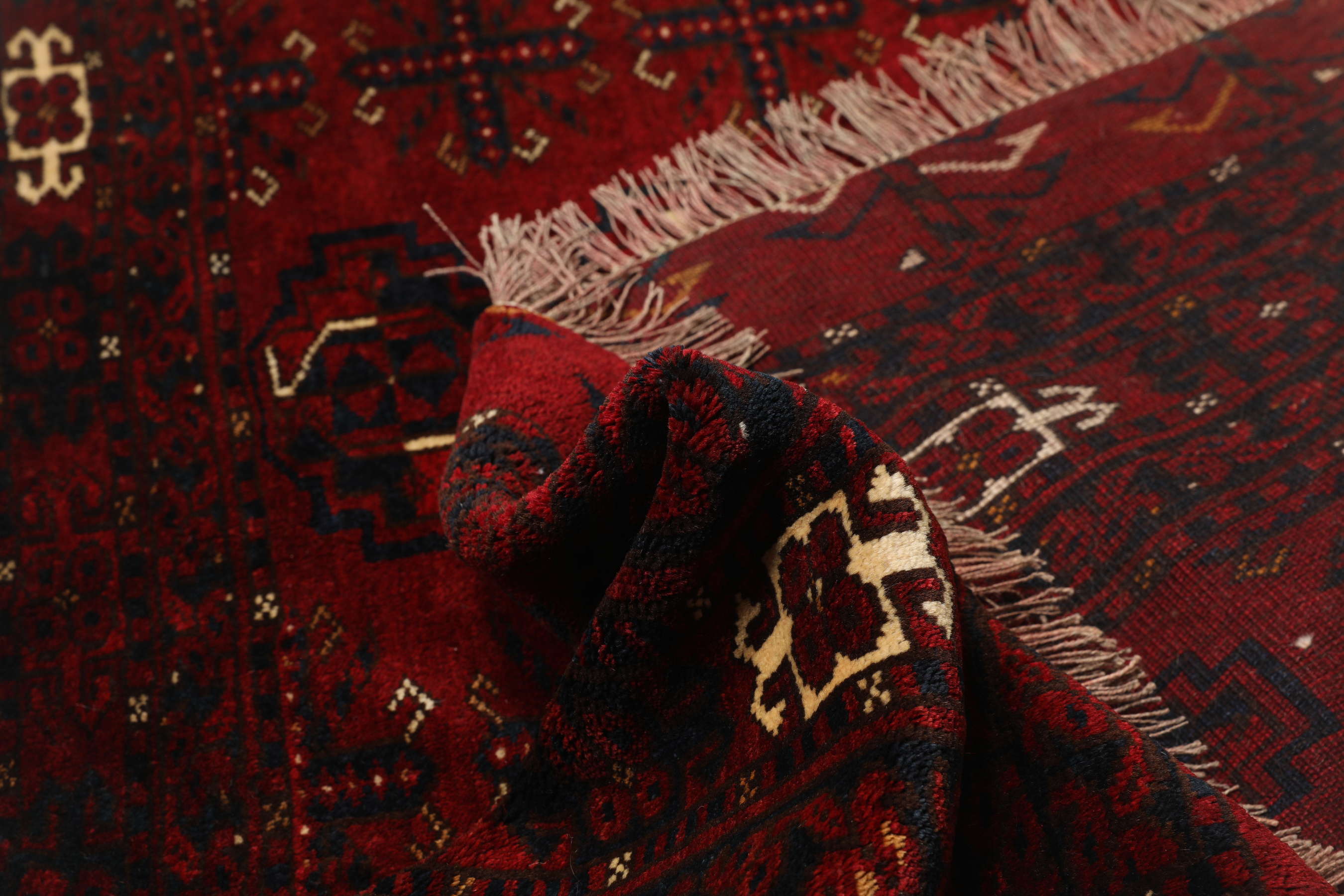 
    Afghan Khal Mohammadi - Dark red - 102 x 183 cm
  