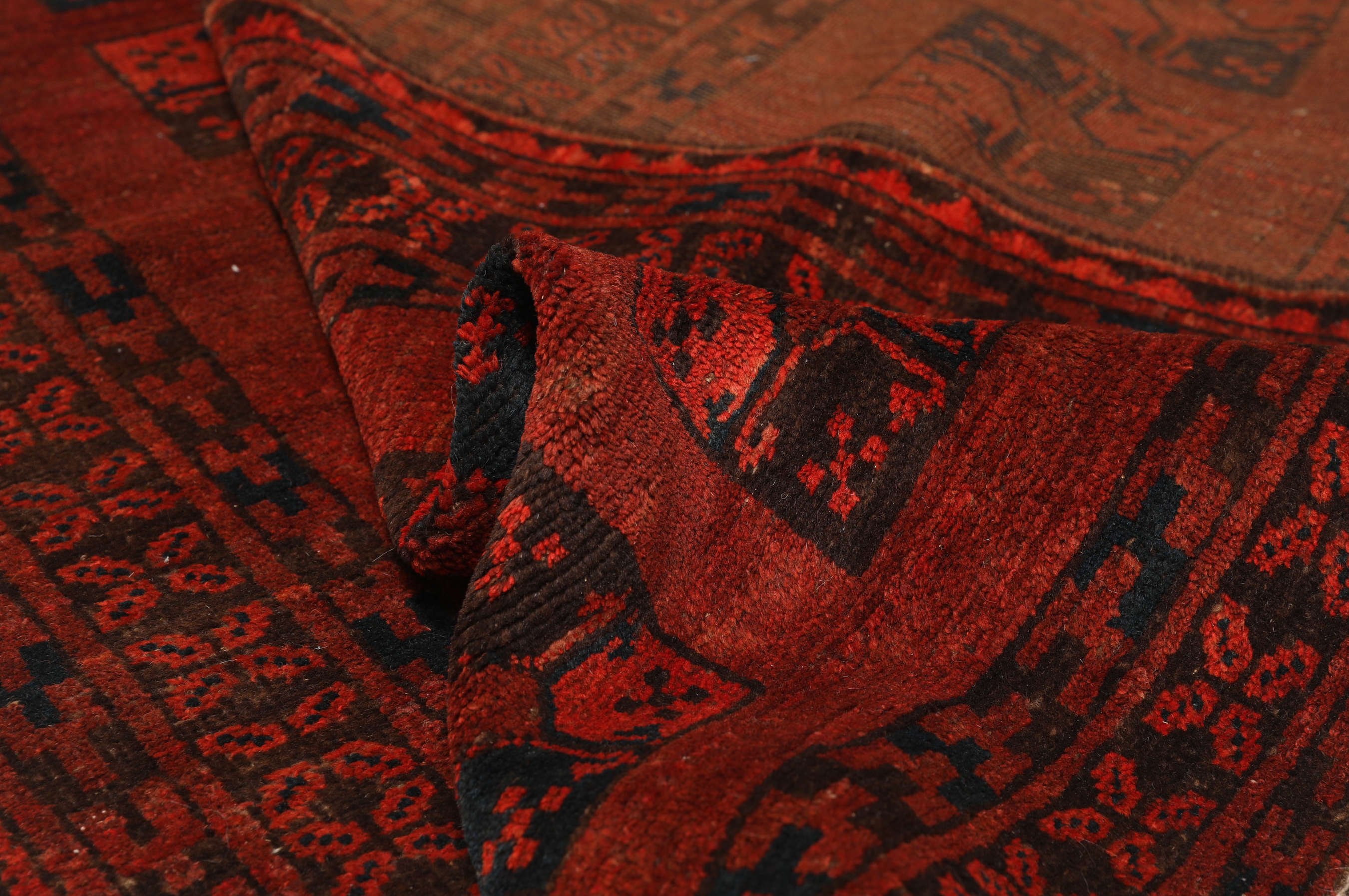 
    Afghan Khal Mohammadi - Dark red - 117 x 216 cm
  