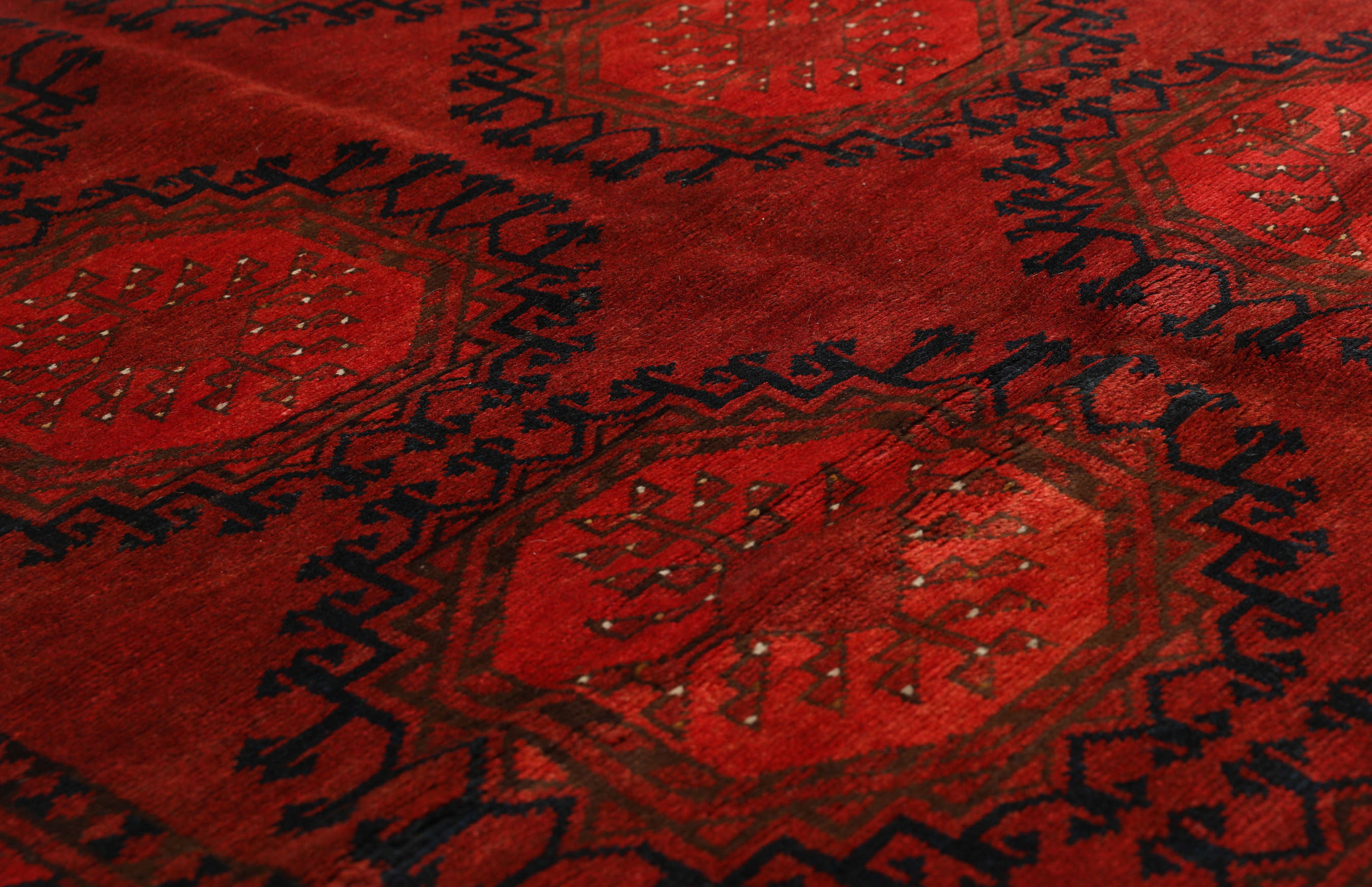 
    Afghan Khal Mohammadi - Dark red - 118 x 215 cm
  