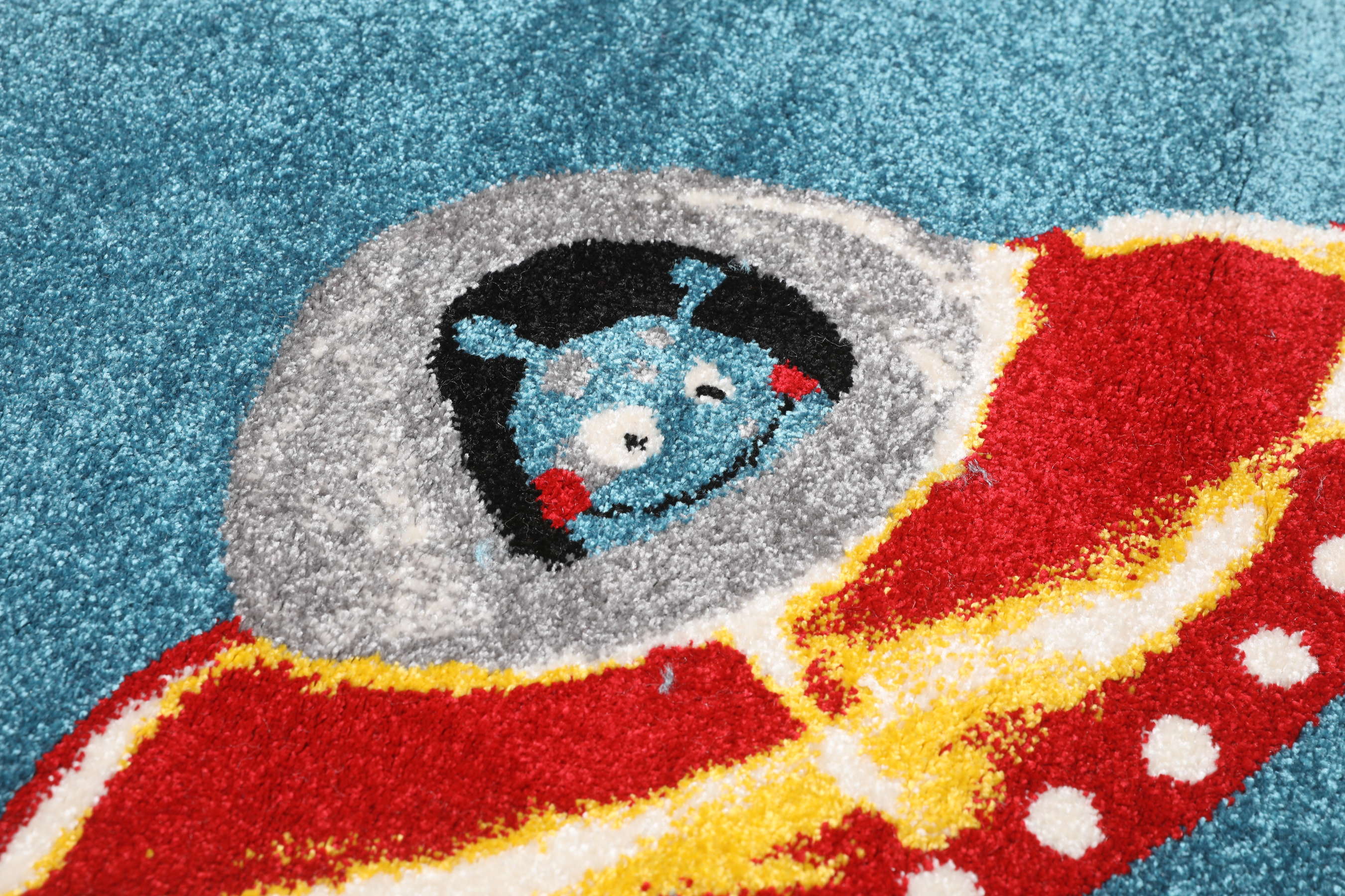 Astronauts Navy Blue / Multicolor 100 x 160 cm Rug Rugvista