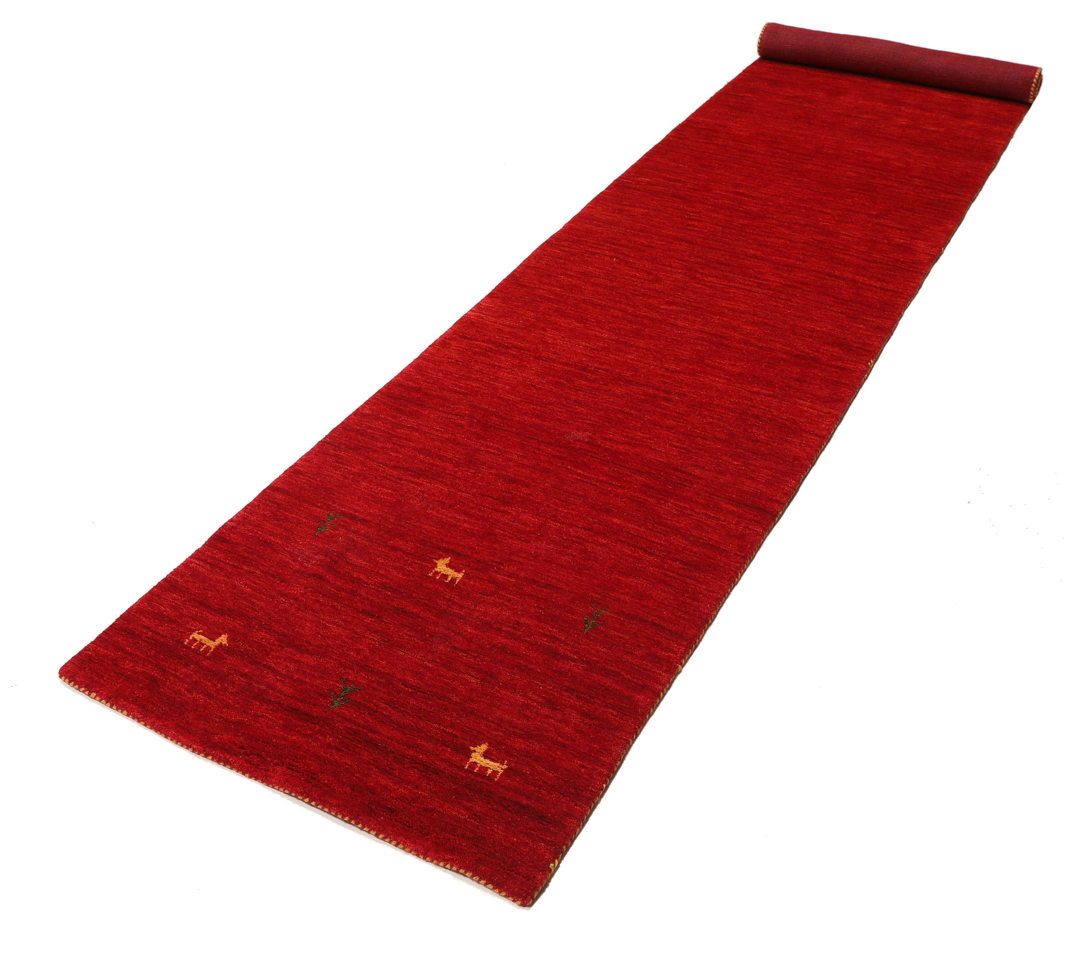 
    Gabbeh loom Two Lines - Red - 80 x 350 cm
  