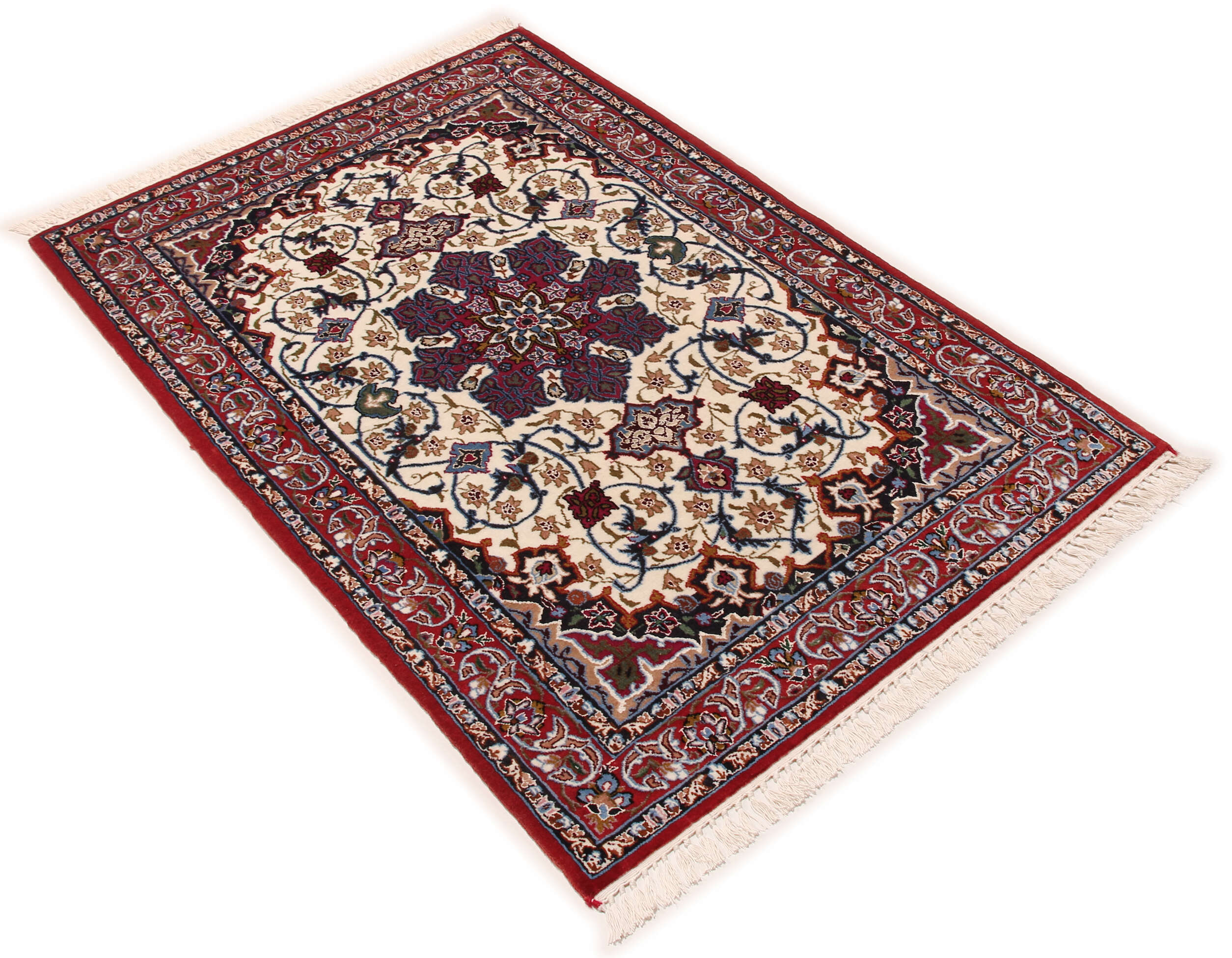
    Isfahan silk warp - Beige - 70 x 98 cm
  