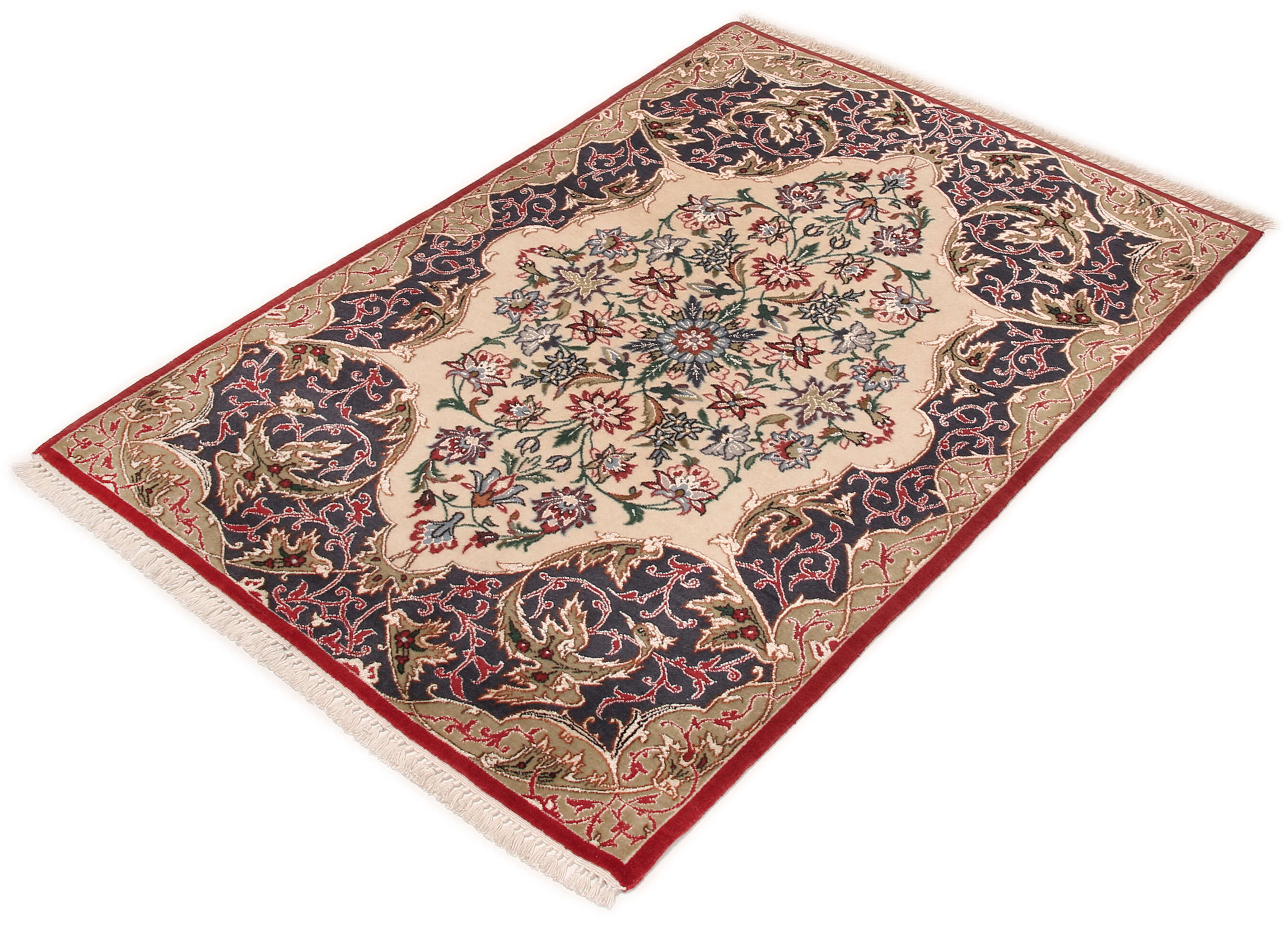 
    Isfahan silk warp - Brown - 71 x 103 cm
  