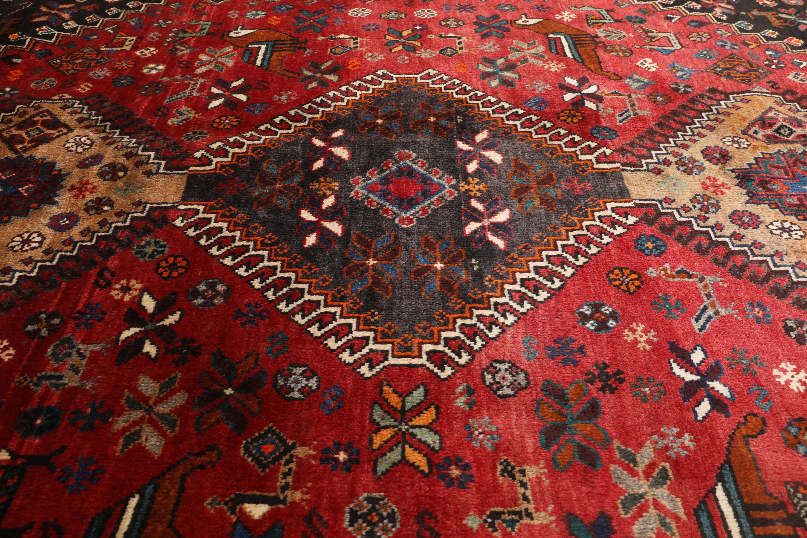 
    Qashqai - Dark red - 165 x 268 cm
  