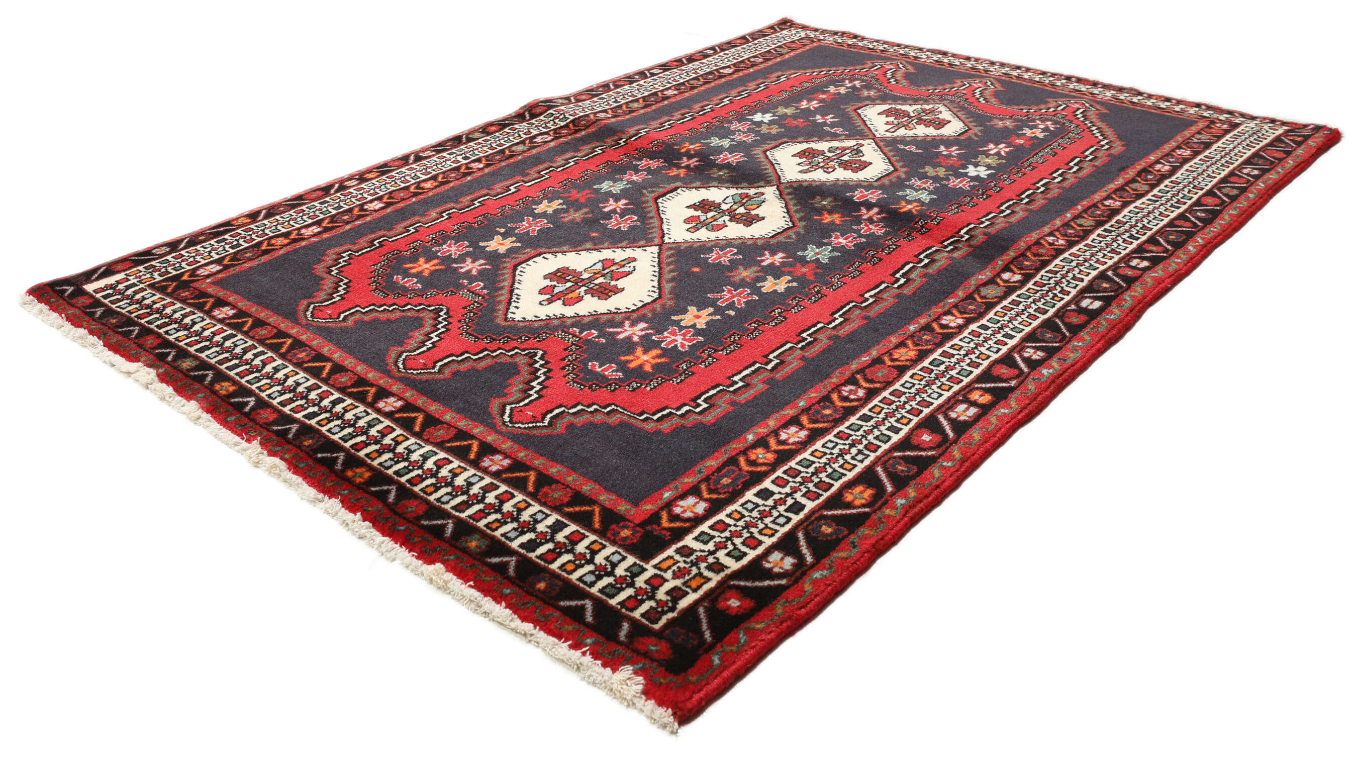 
    Afshar - Dark red - 110 x 168 cm
  