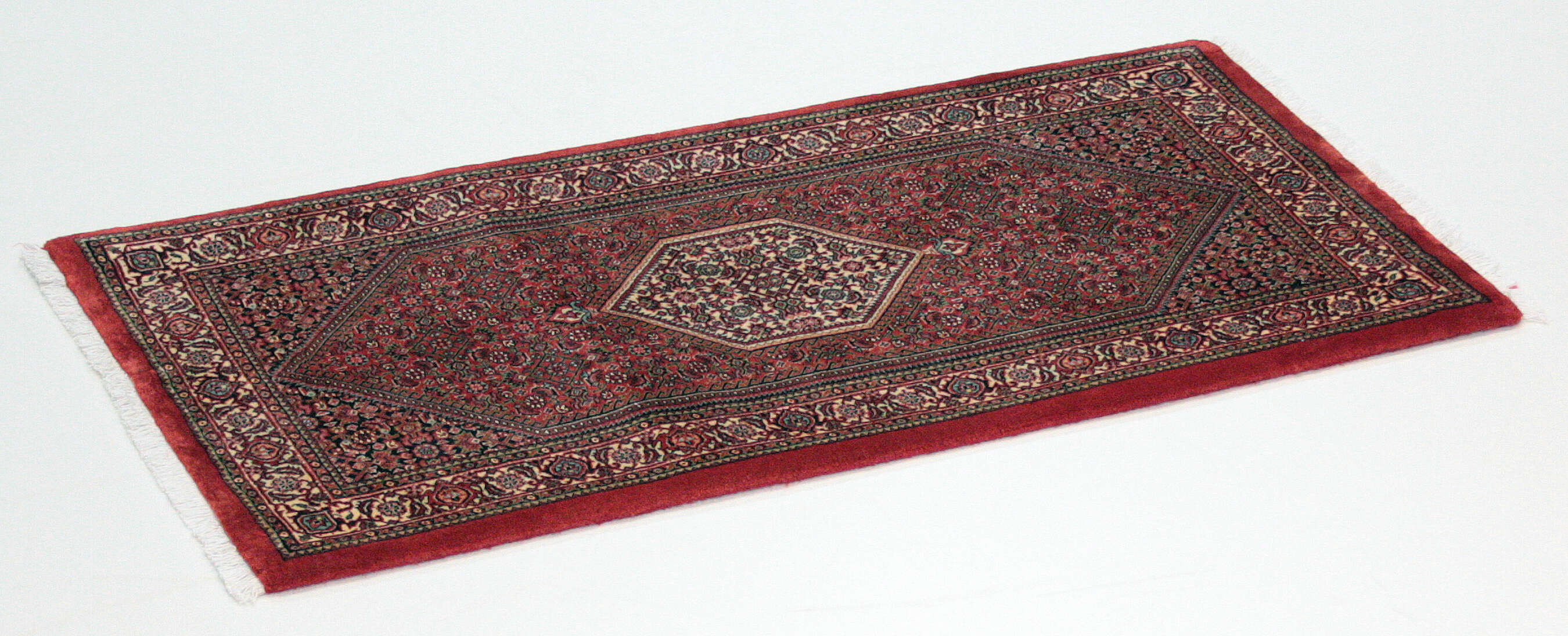
    Bidjar with silk - Red - 75 x 136 cm
  