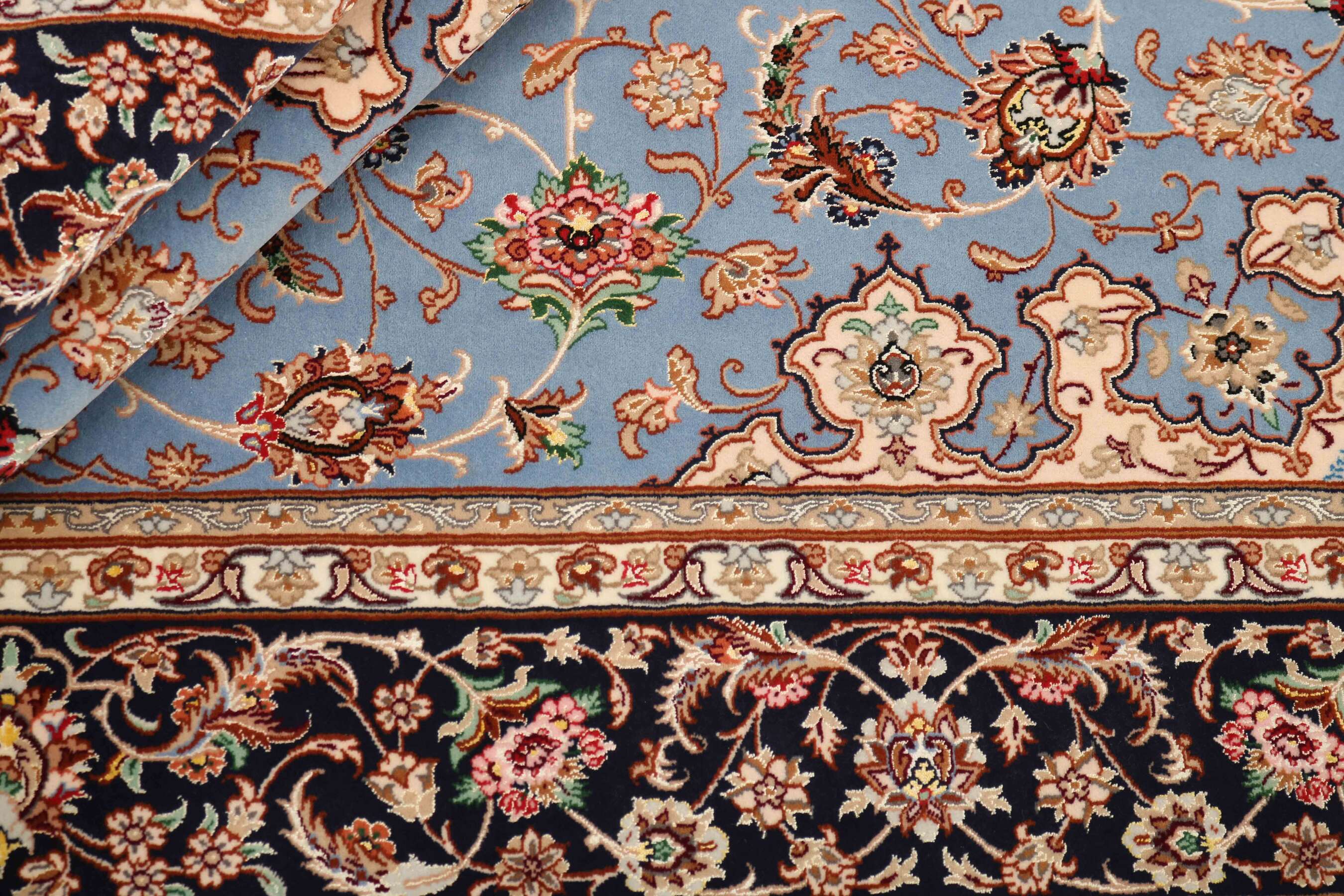 
    Isfahan silk warp - Brown - 155 x 248 cm
  