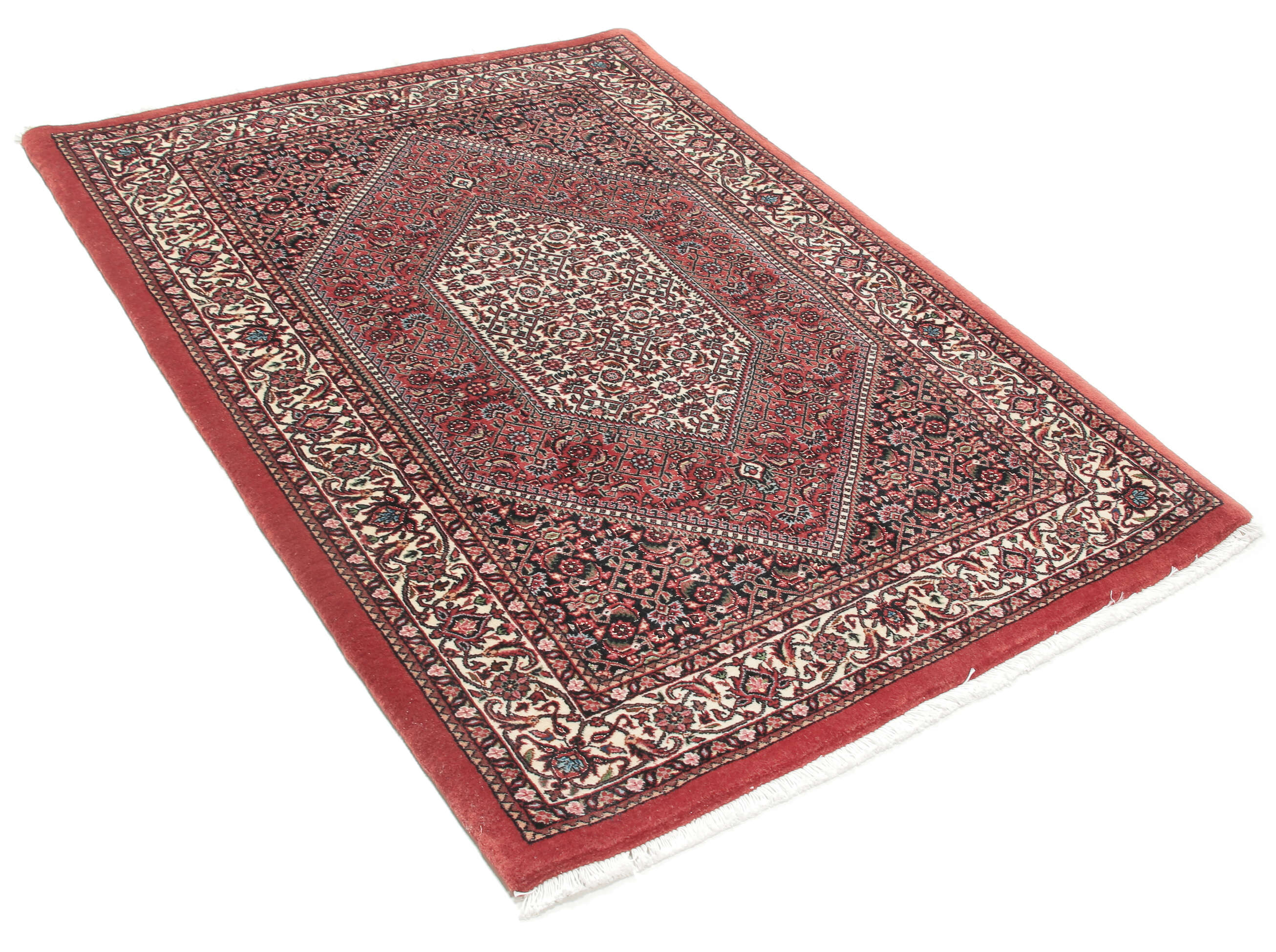 
    Bidjar with silk - Red - 95 x 146 cm
  