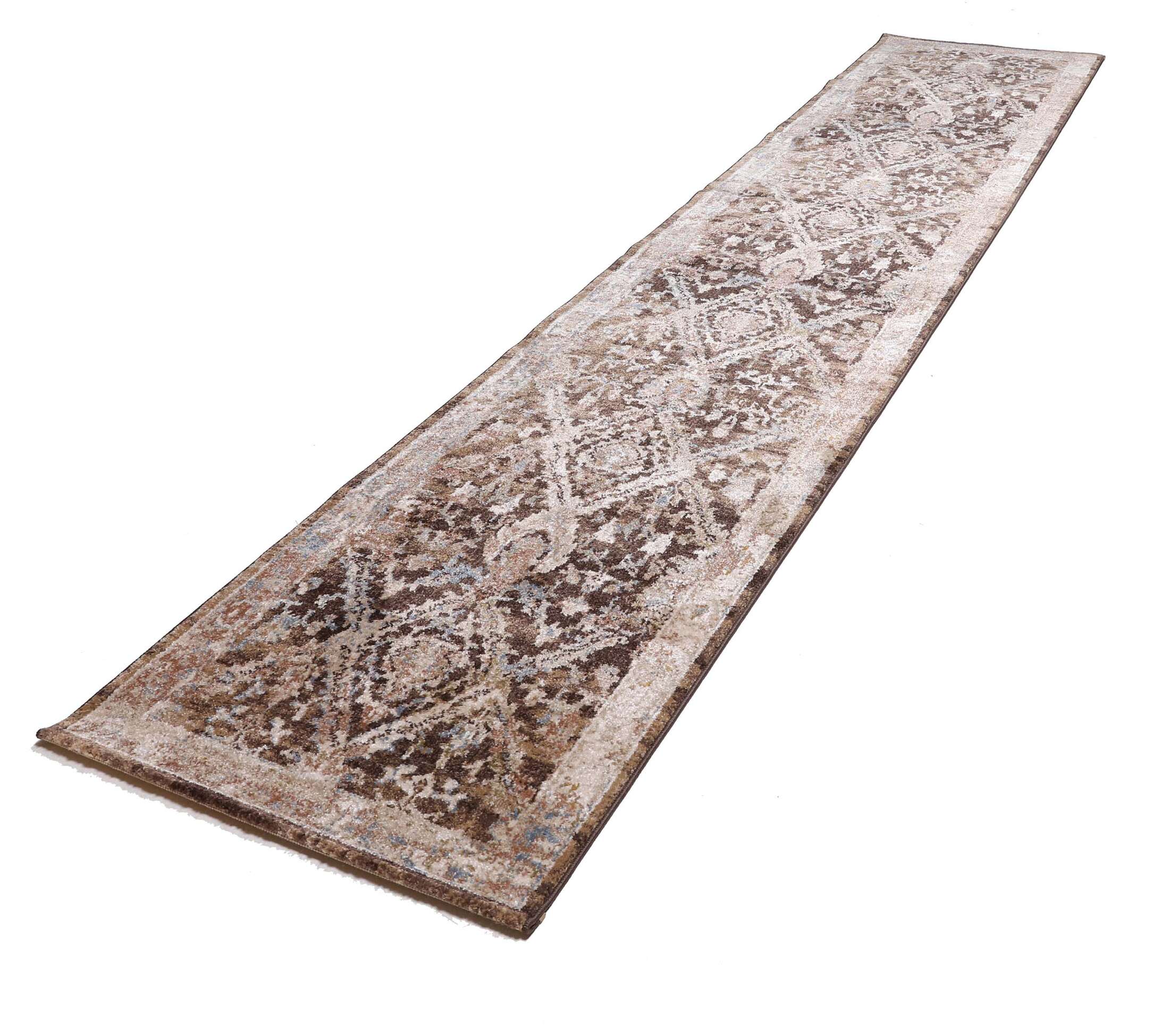 Talitha Dark Brown, Runner 80 x 400 cm Rug Rugvista