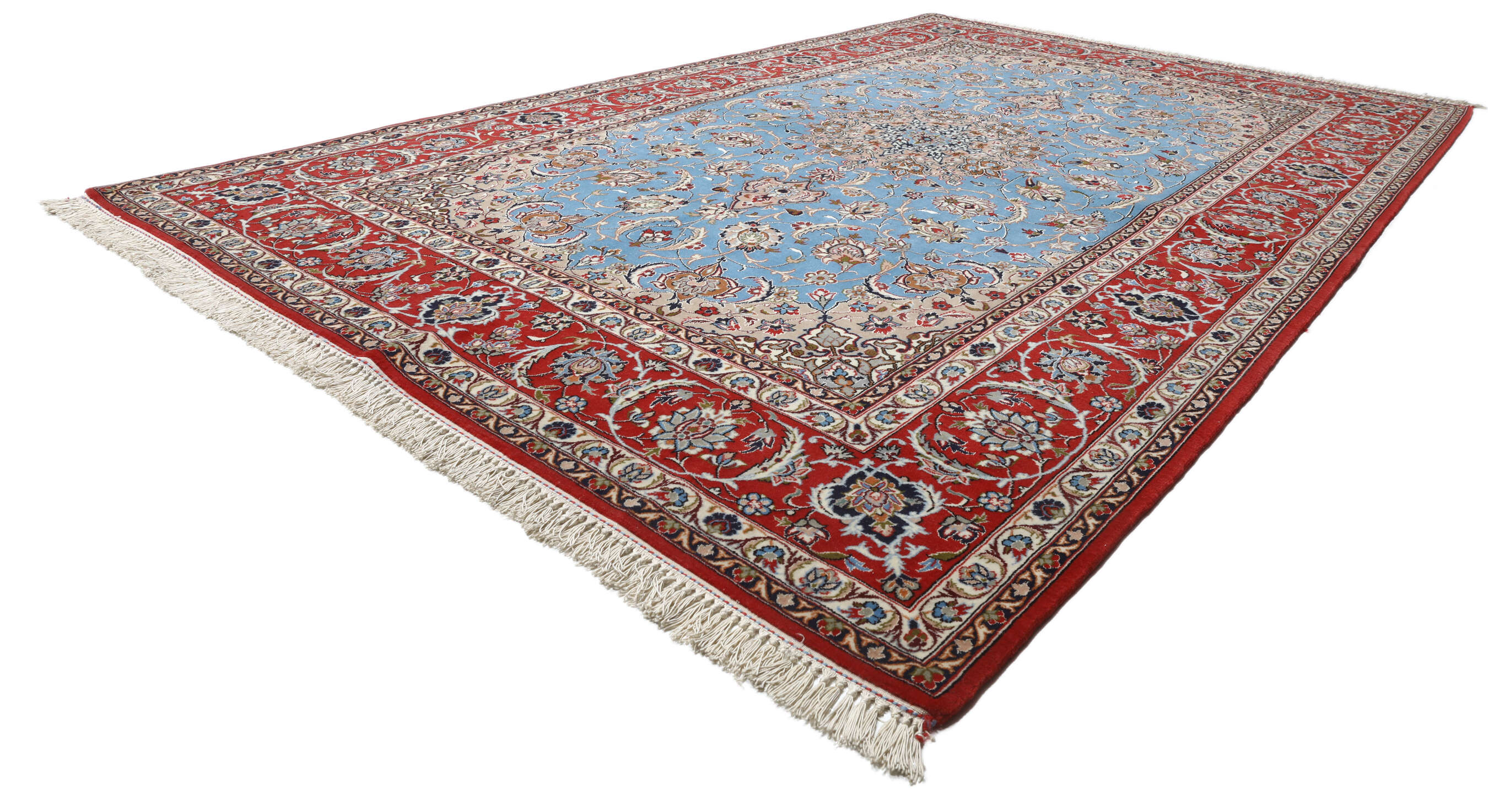 
    Isfahan silk warp - Red - 164 x 256 cm
  