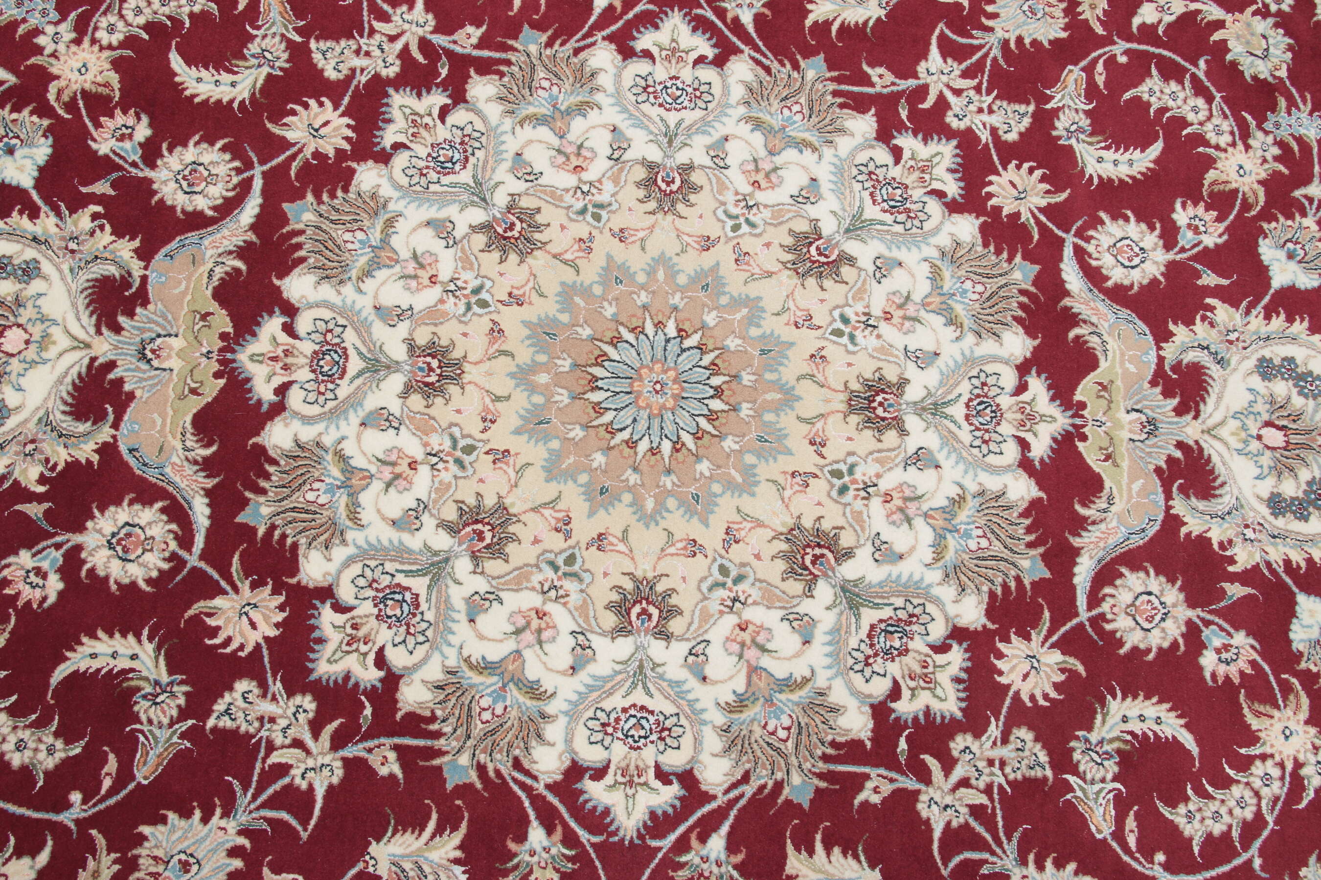 
    Tabriz 50 Raj with silk - Beige - 248 x 347 cm
  