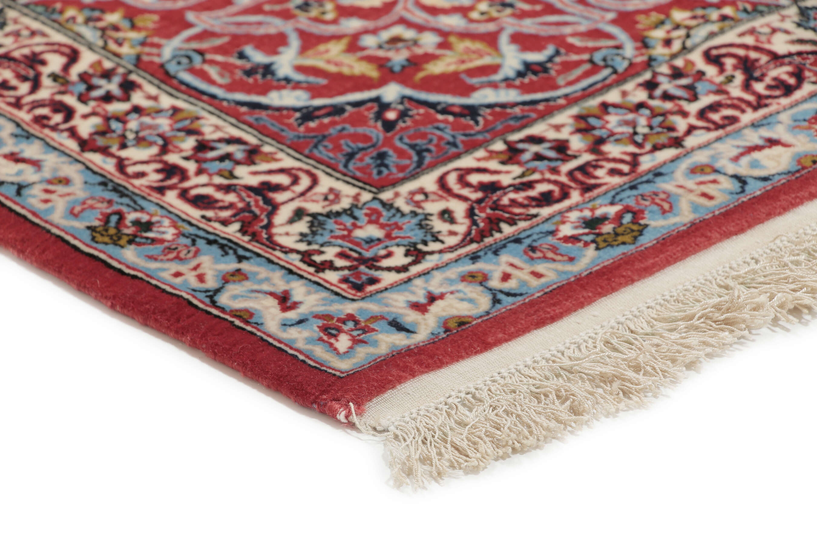 
    Isfahan silk warp - Red - 255 x 374 cm
  