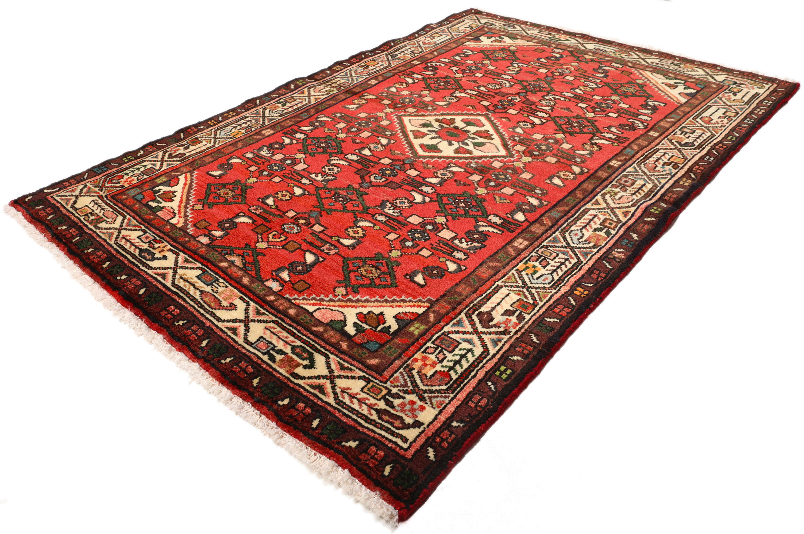 
    Hosseinabad - Red - 98 x 151 cm
  
