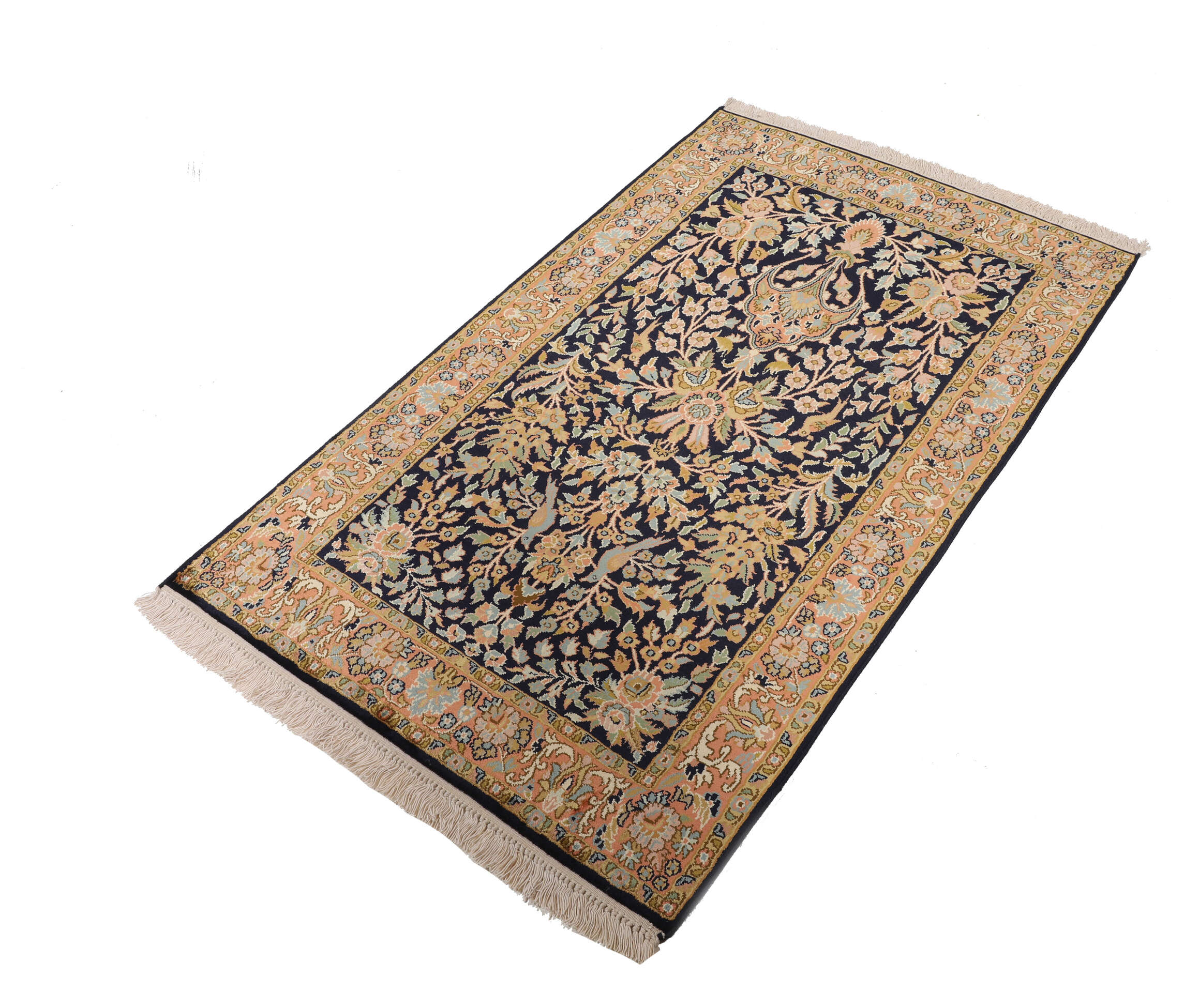 
    Kashmir pure silk - Beige - 77 x 127 cm
  