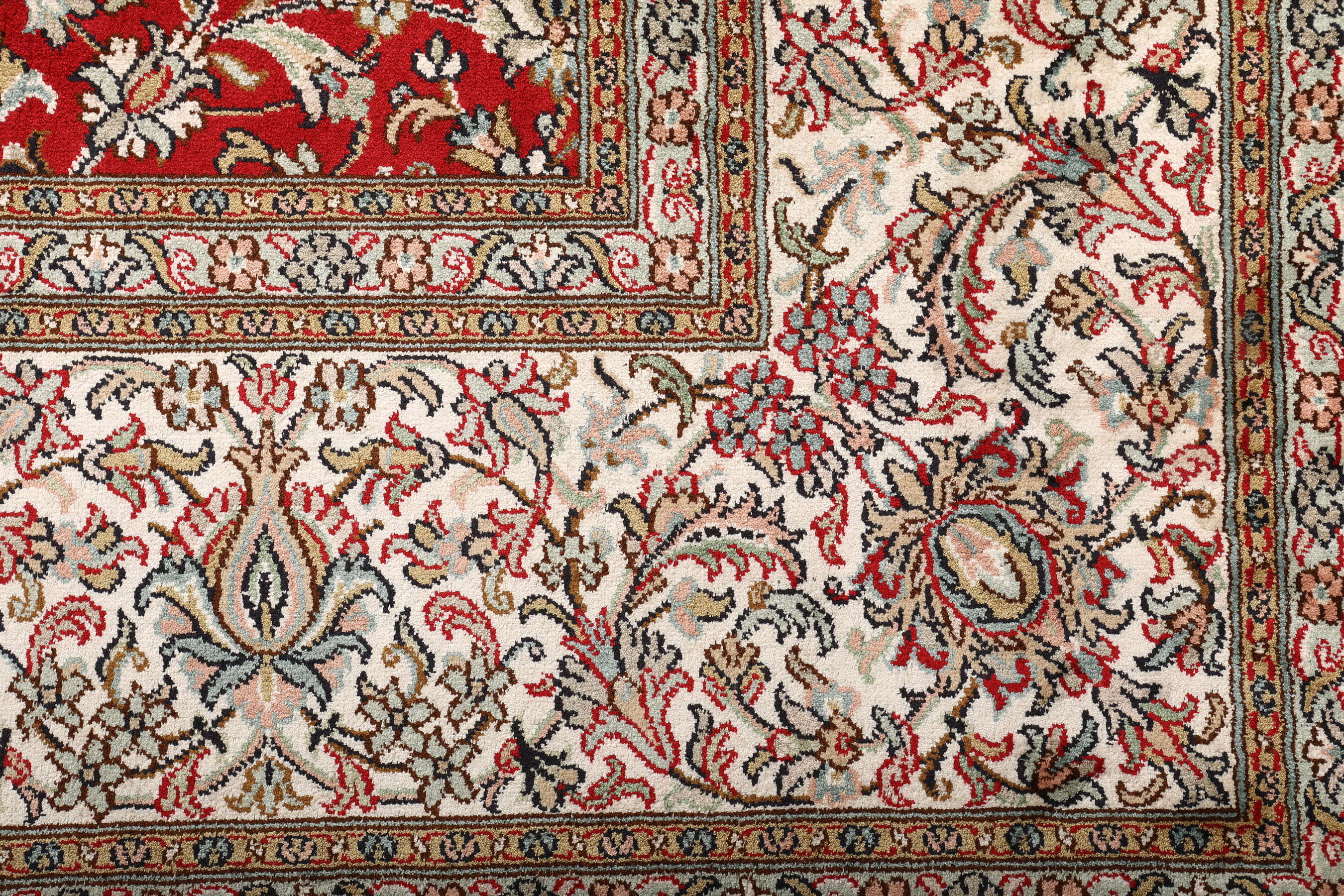 
    Kashmir pure silk - Beige - 202 x 244 cm
  