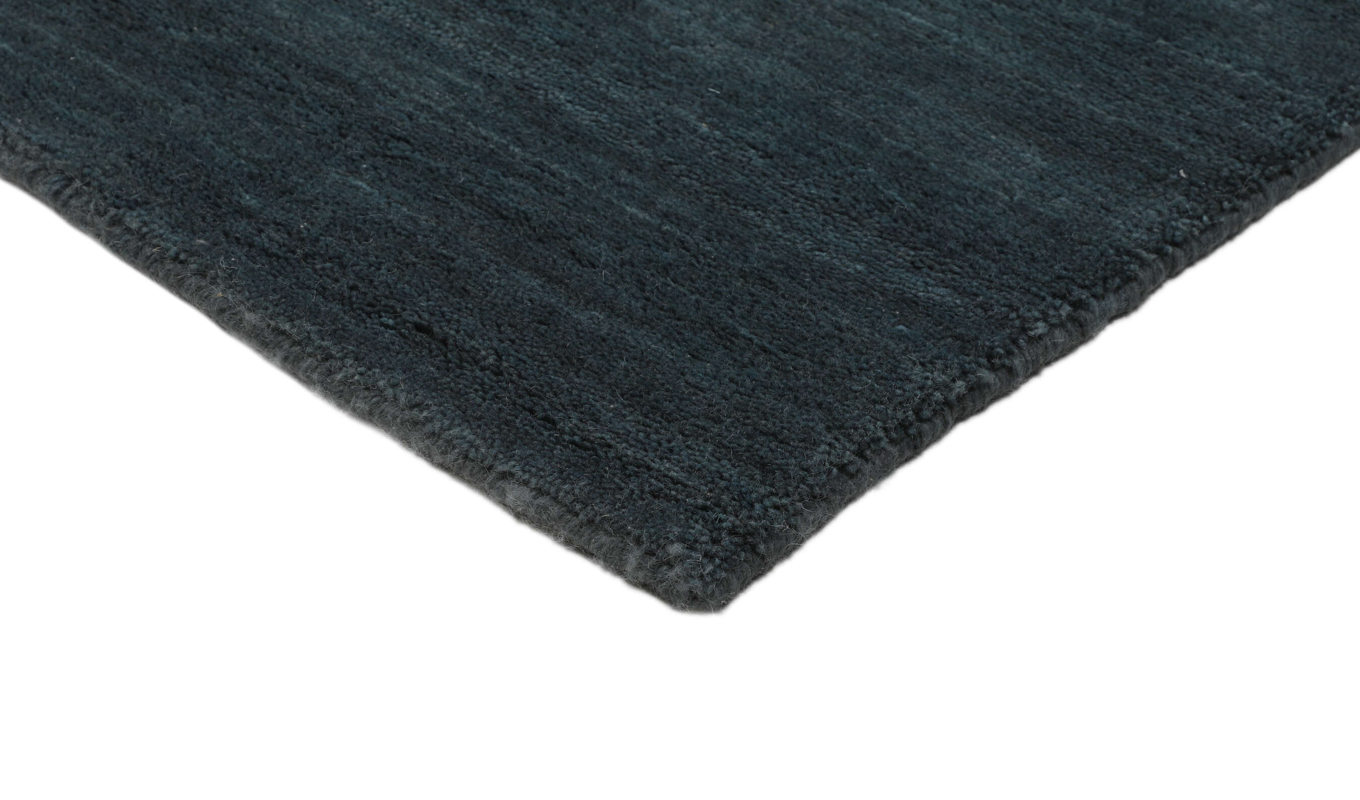 Handloom Frame Dark Teal 250 x 300 cm Wool Rug Rugvista