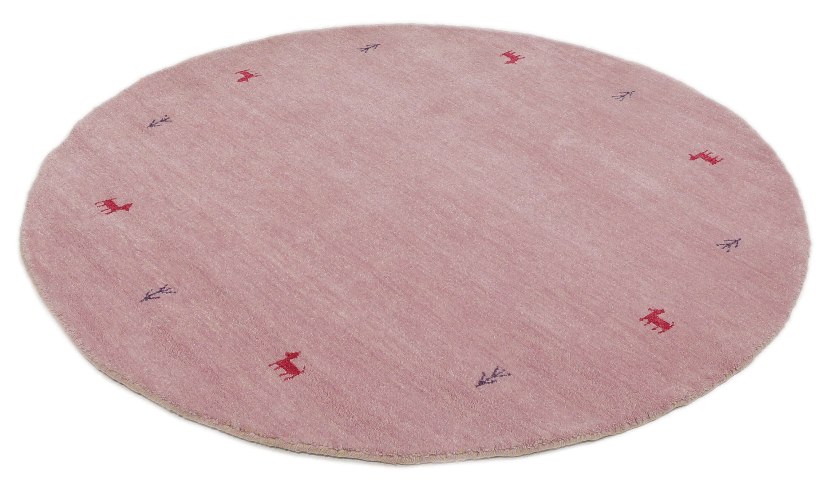 
    Gabbeh loom Two Lines - Pink - Ø 150 cm
  