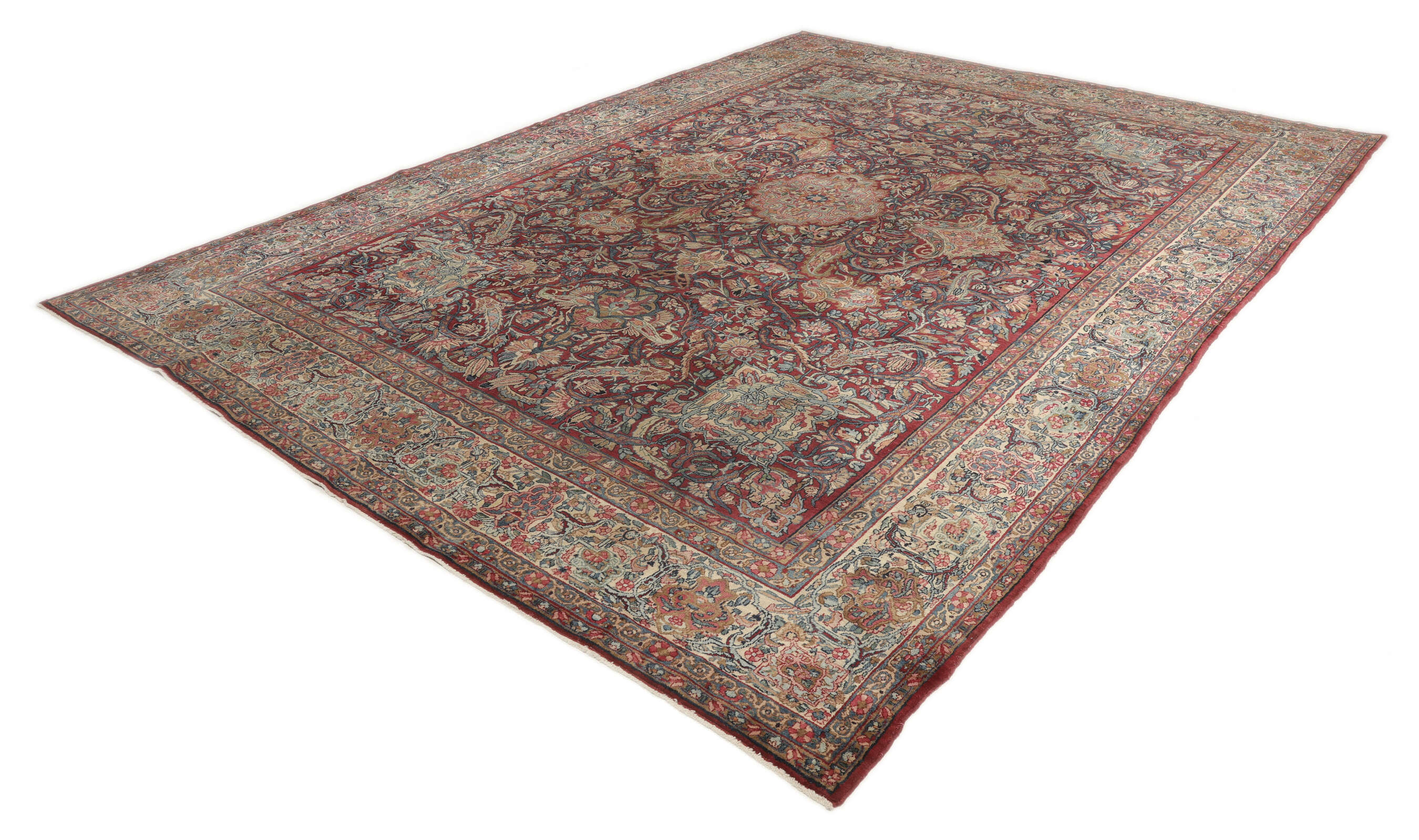 
    Antique Kerman ca. 1900 - Brown - 280 x 370 cm
  