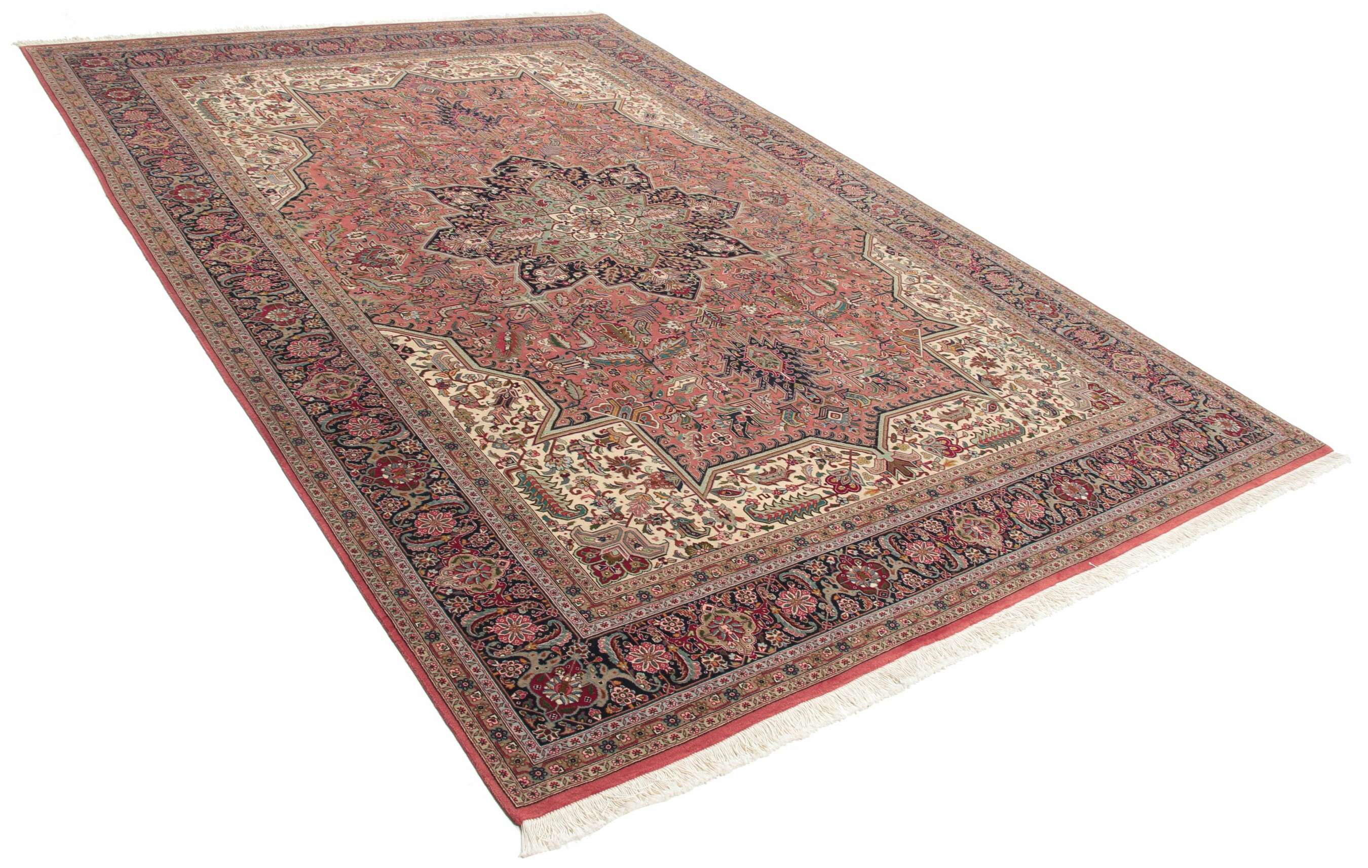 
    Tabriz 60 Raj silk warp - Brown - 197 x 290 cm
  