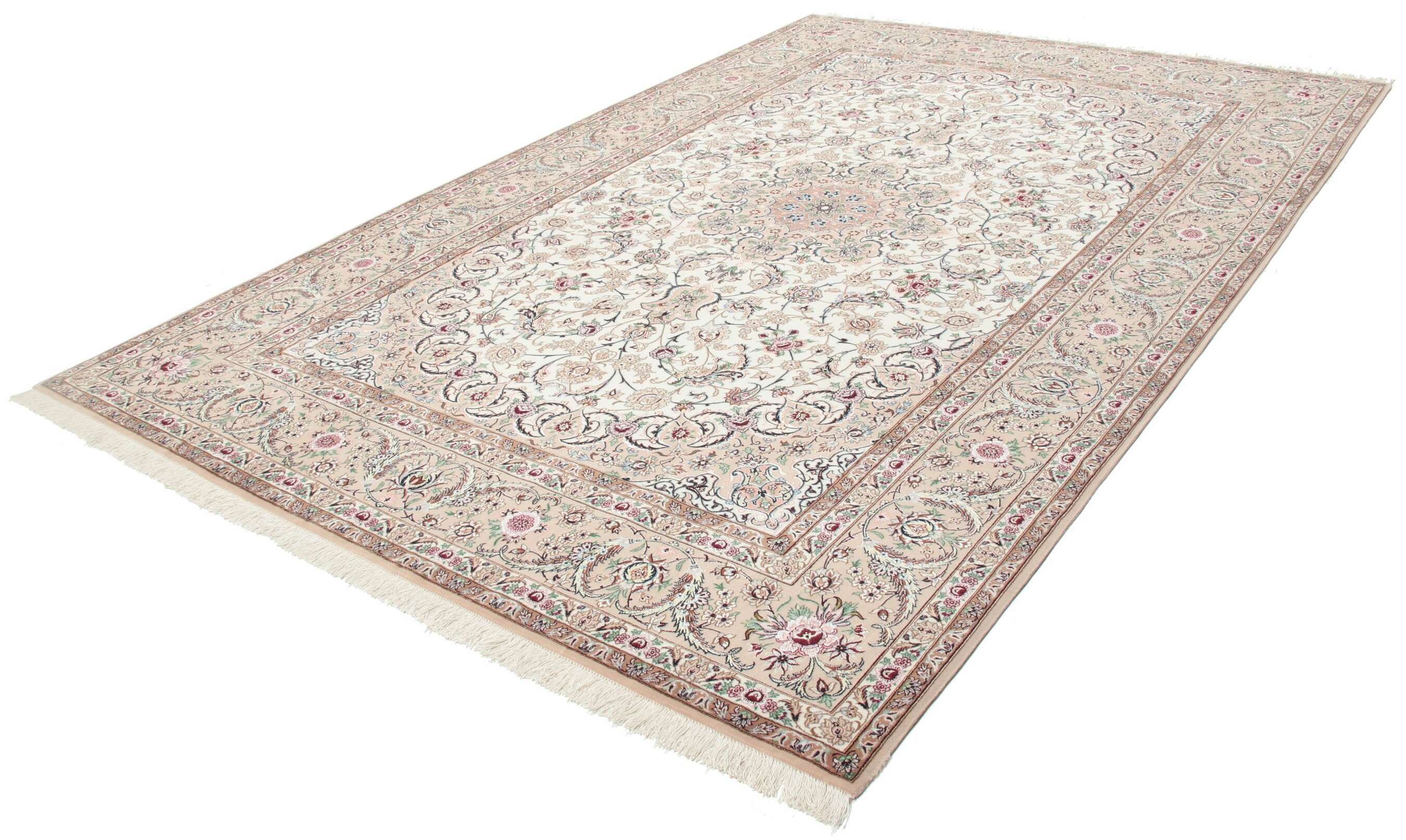 
    Isfahan silk warp - Brown - 210 x 314 cm
  